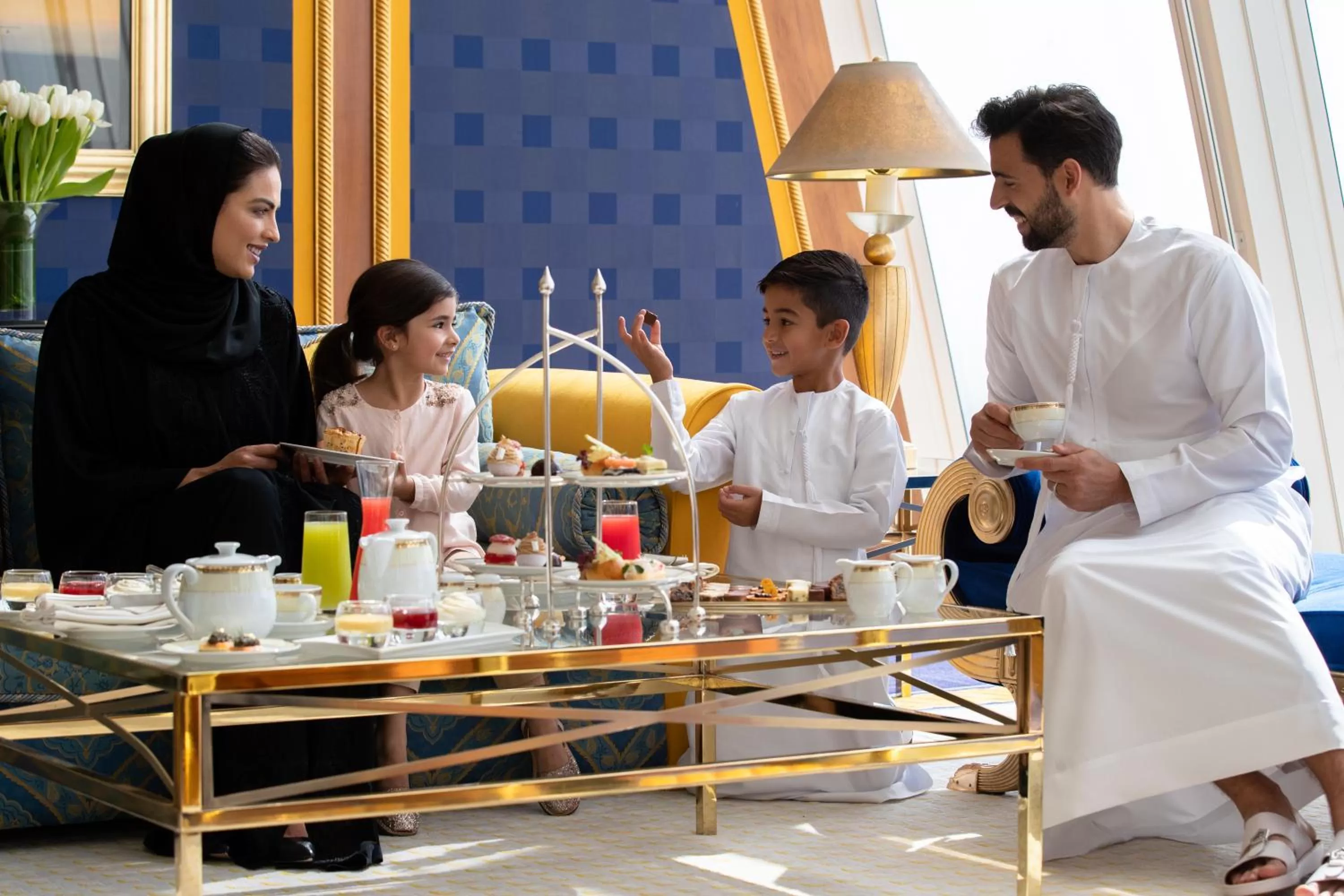 People in Jumeirah Burj Al Arab Dubai