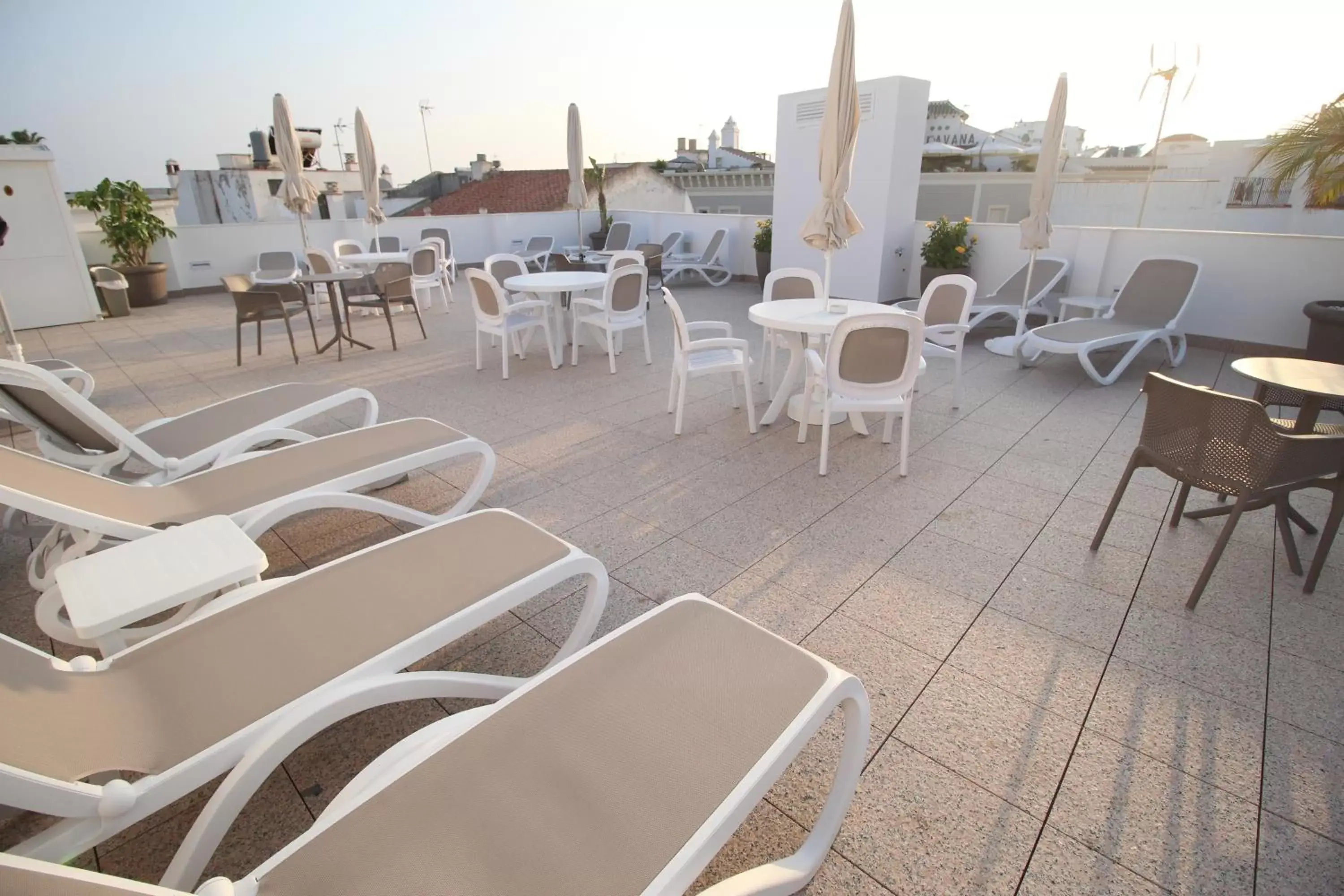 Balcony/Terrace in Hotel Puerta del Mar