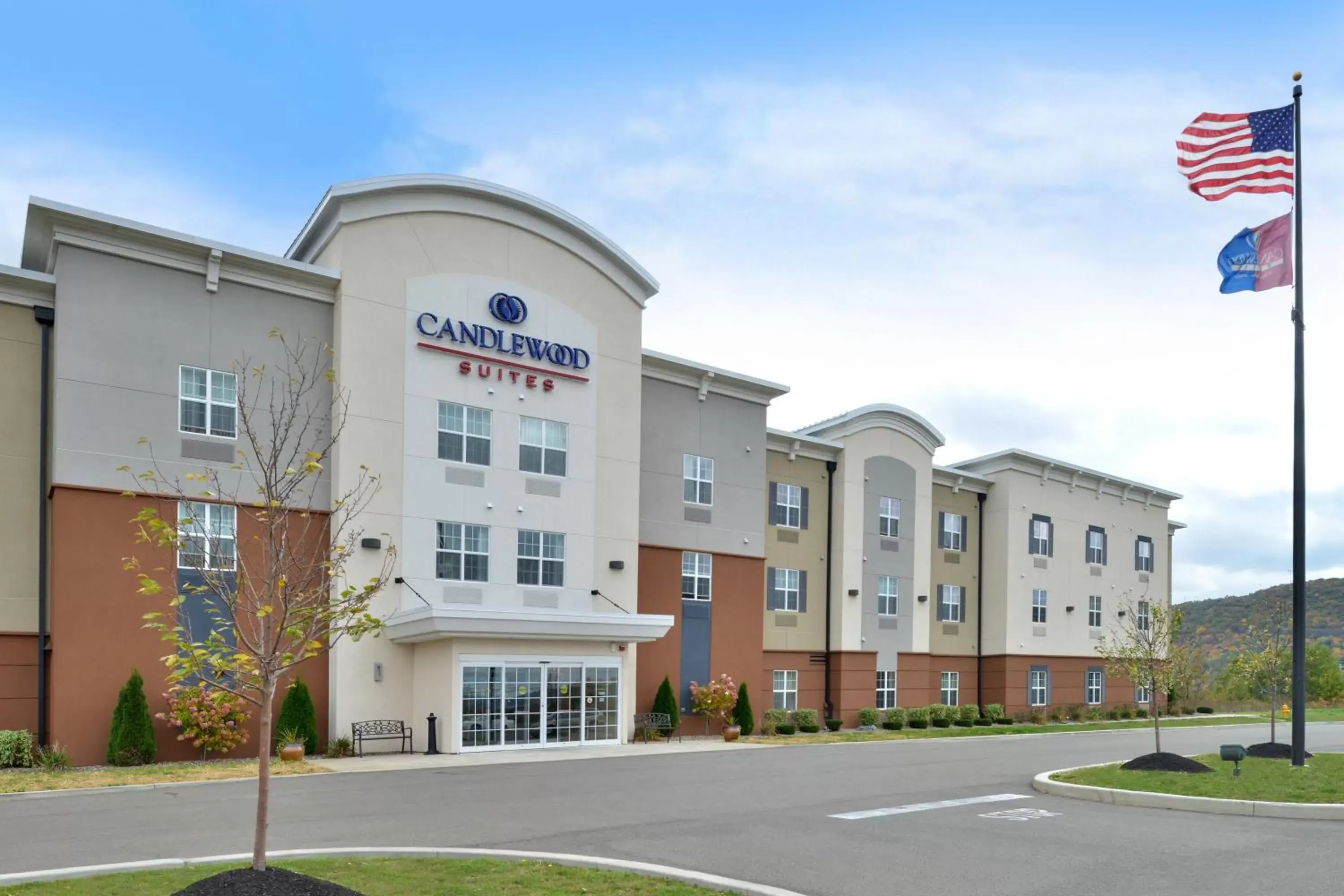 Property building in Candlewood Suites Elmira Horseheads, an IHG Hotel