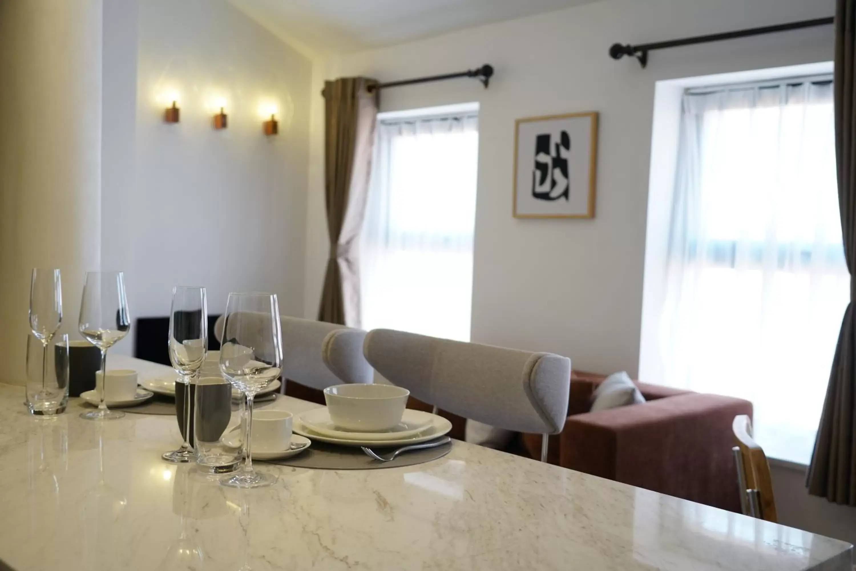 Dining area, Restaurant/Places to Eat in Trueman Court Luxury Serviced Apartments