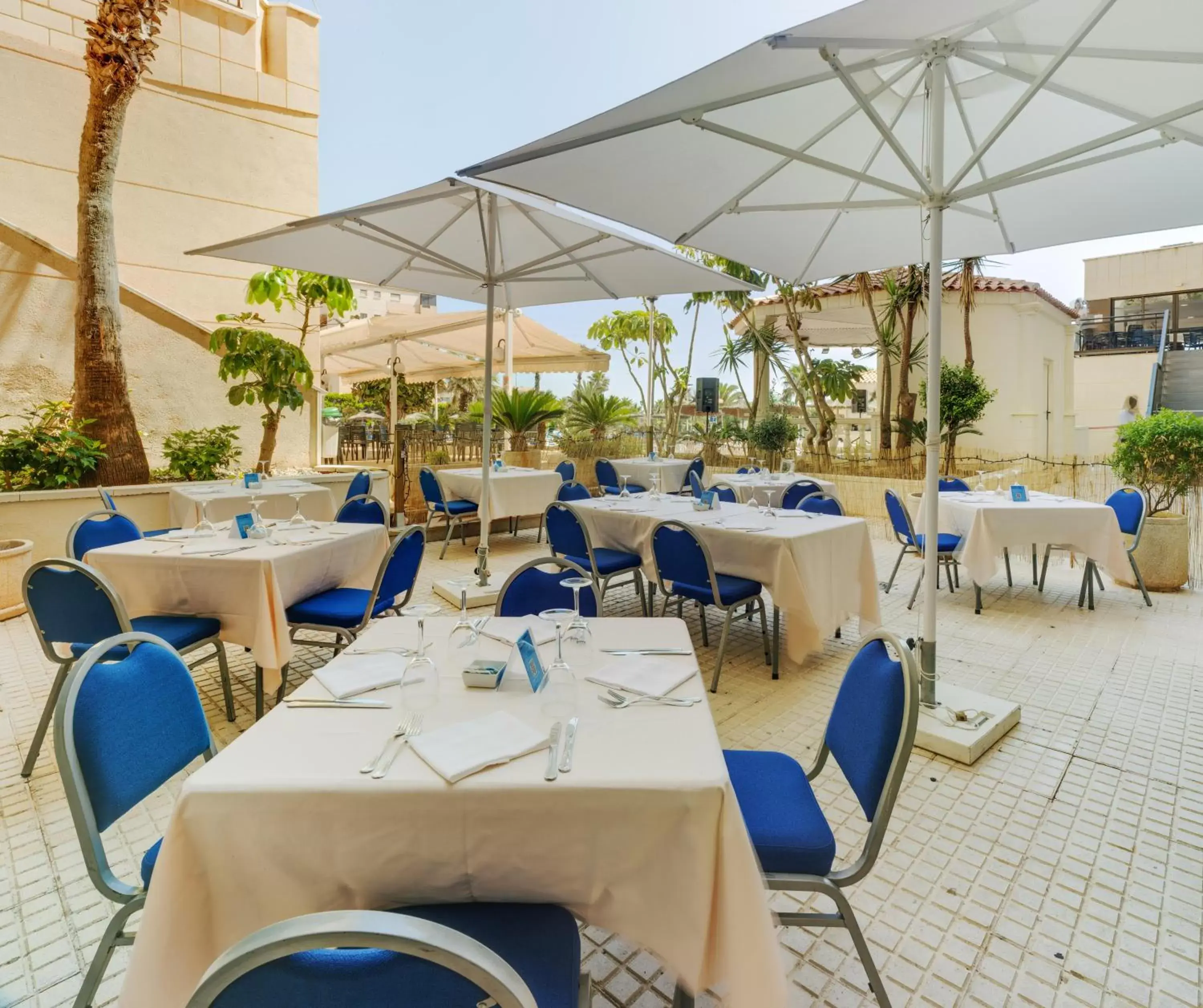 Balcony/Terrace, Restaurant/Places to Eat in Hotel Playas de Torrevieja