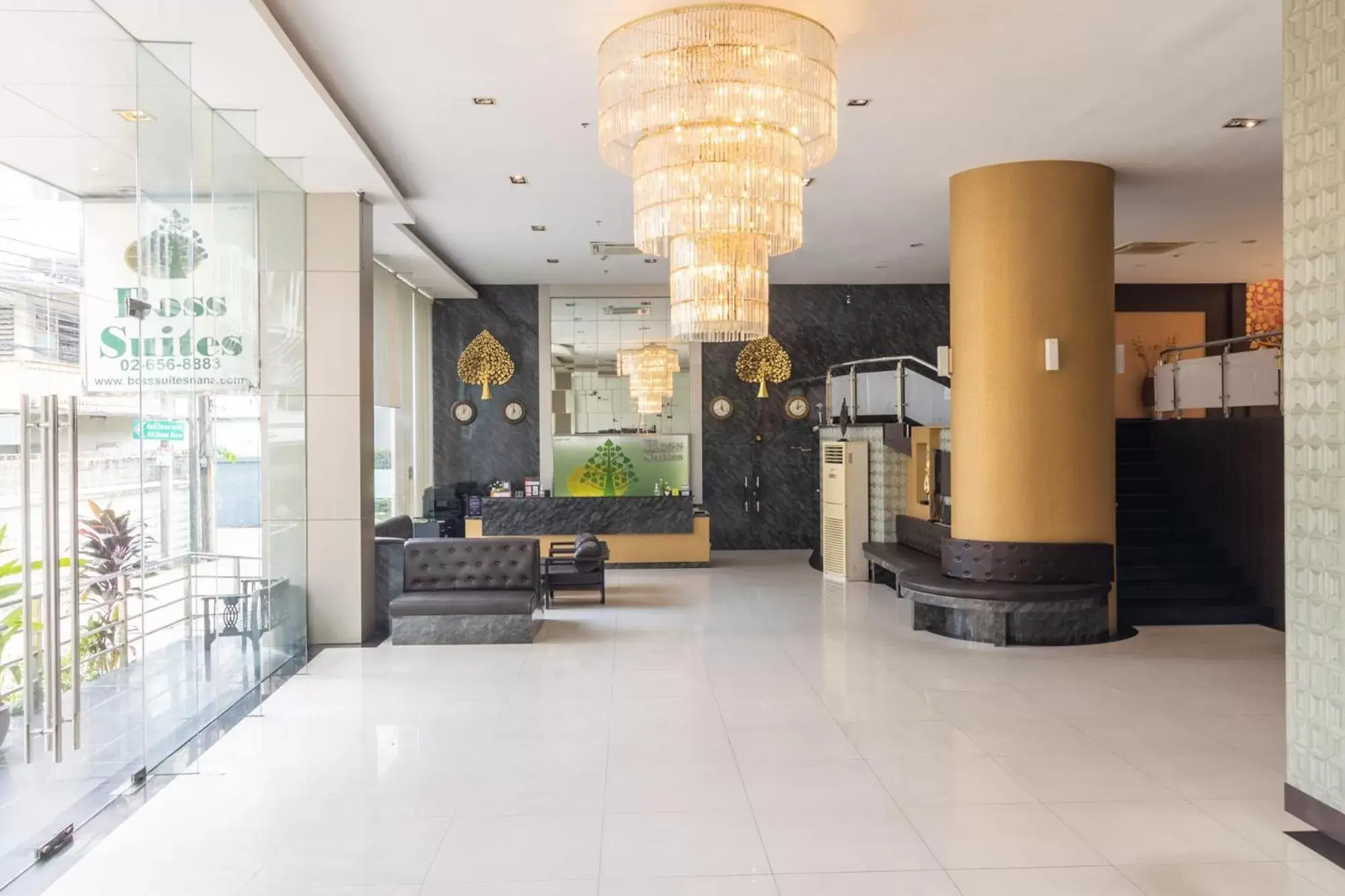 Property building, Lobby/Reception in Boss Suites Nana Hotel