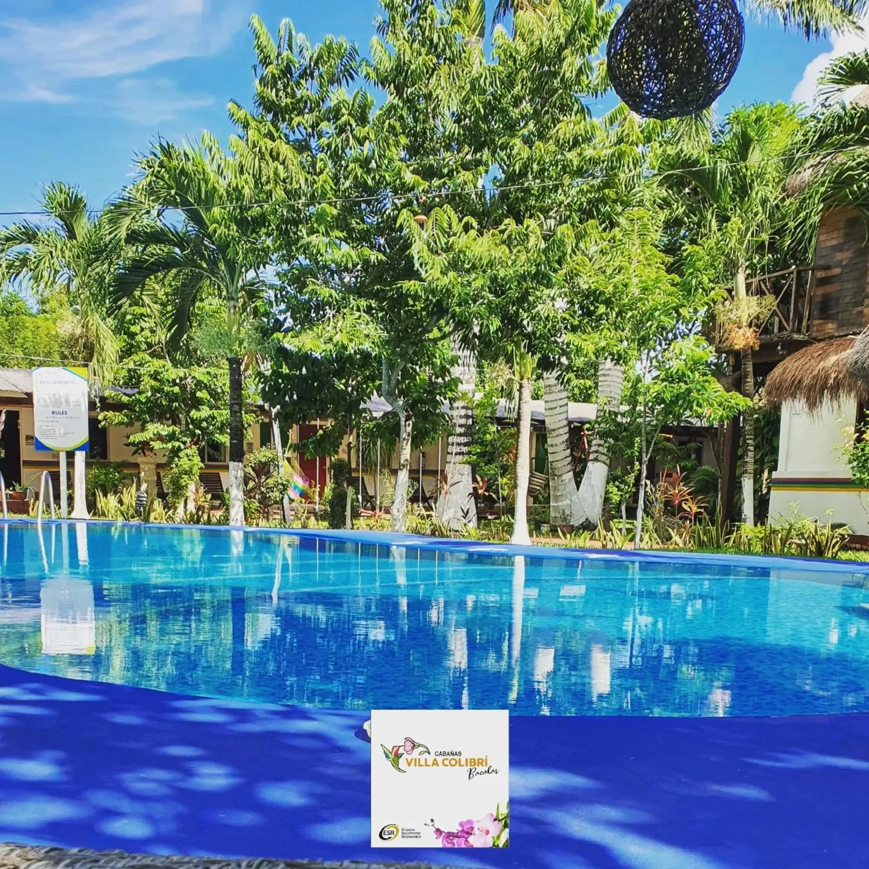 Swimming Pool in Cabañas Colibrí