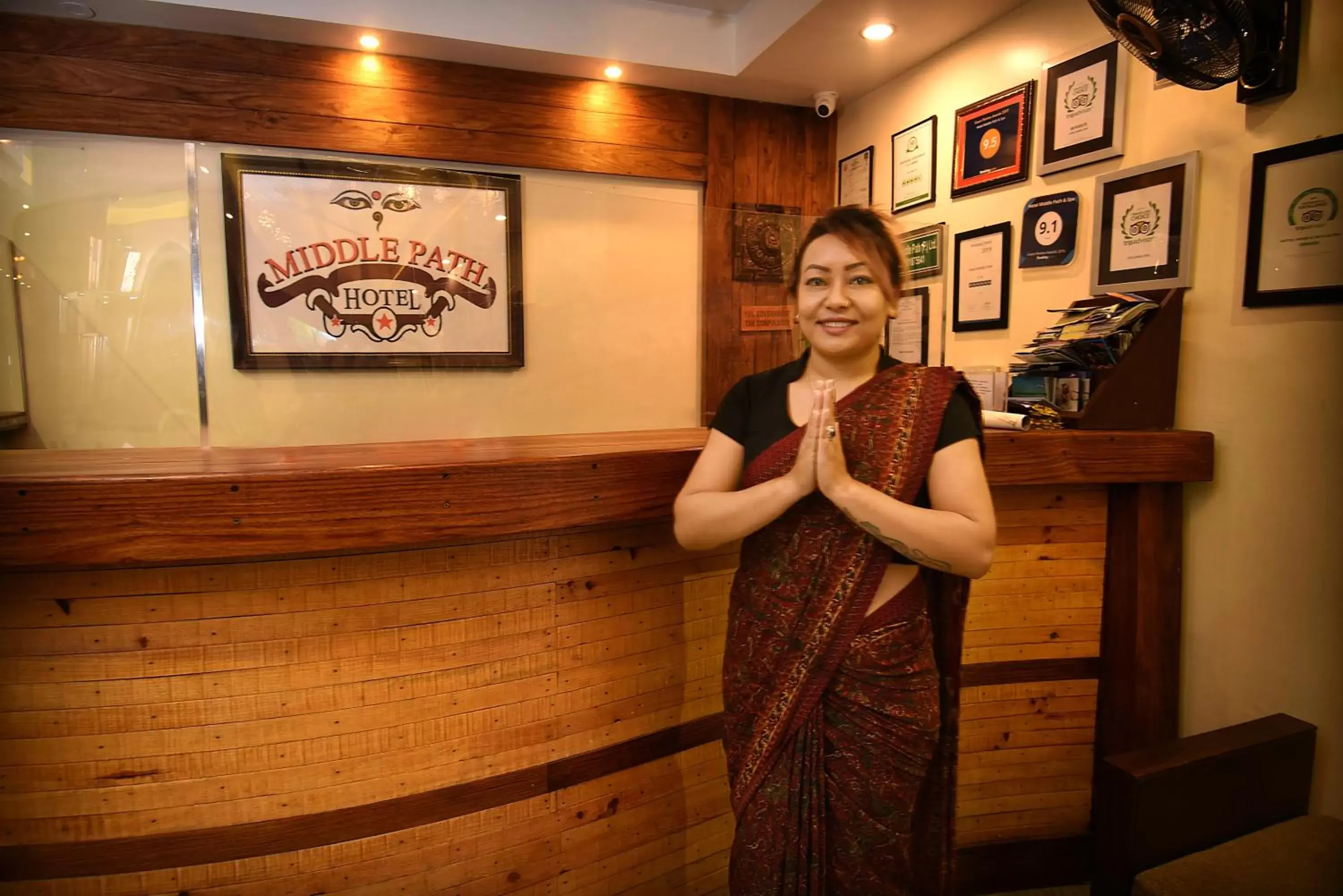 Lobby or reception in Hotel Middle Path & Spa Lobby or reception in Hotel Middle Path & Spa