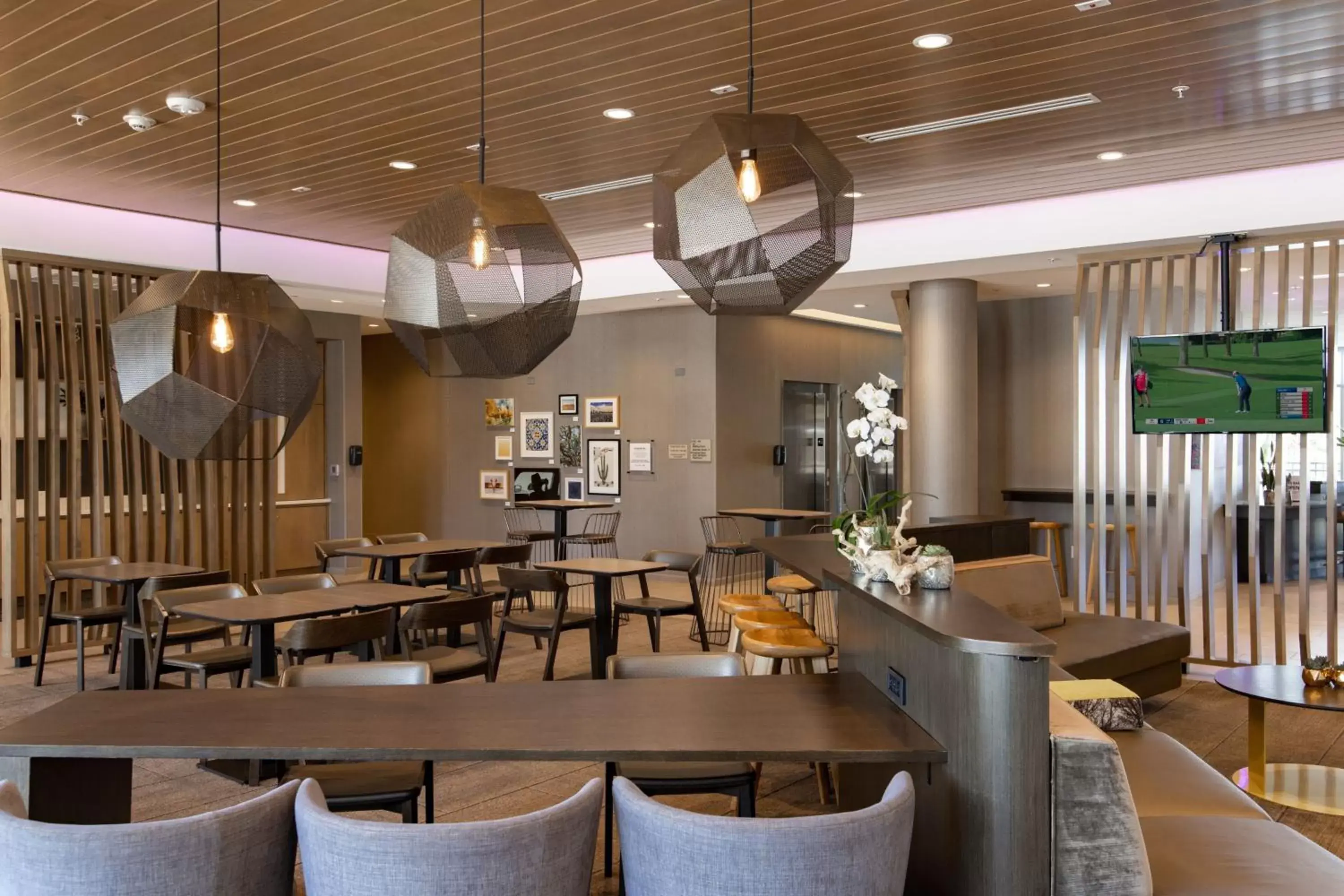 Lobby or reception, Restaurant/Places to Eat in SpringHill Suites by Marriott Austin Cedar Park