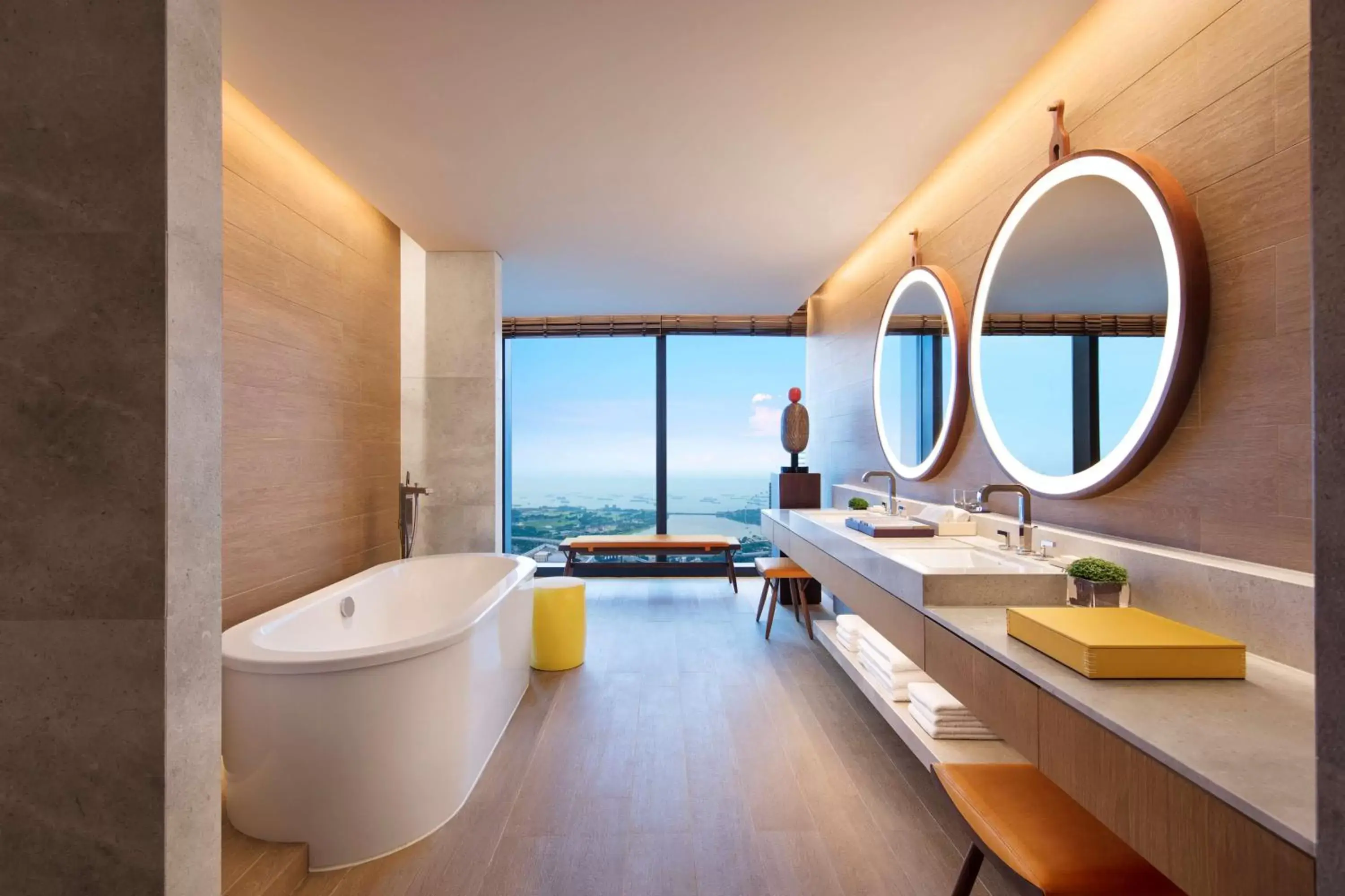 Bathroom in Andaz Singapore A Concept by Hyatt