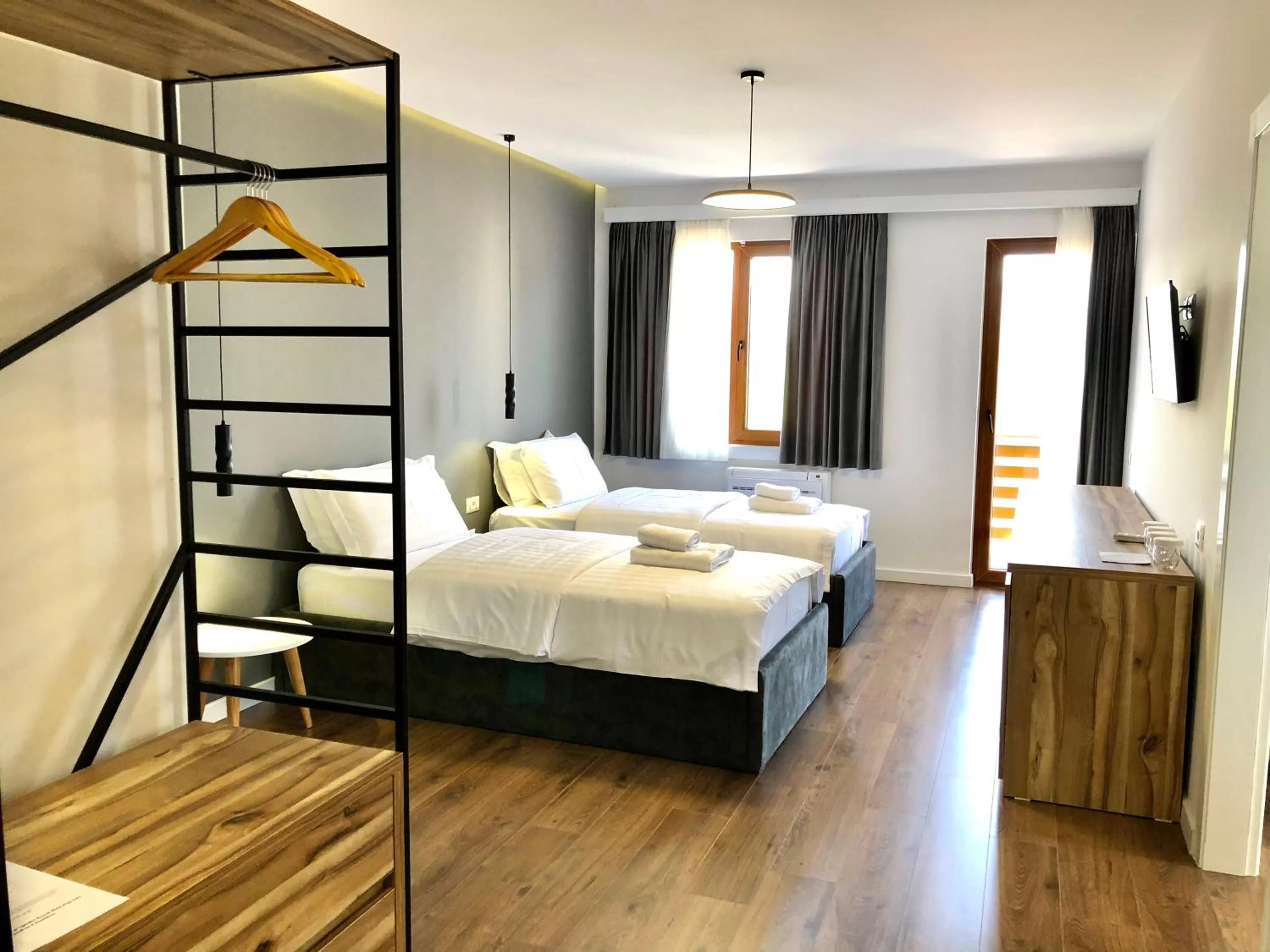 Bed in Grand Hotel Pogradec