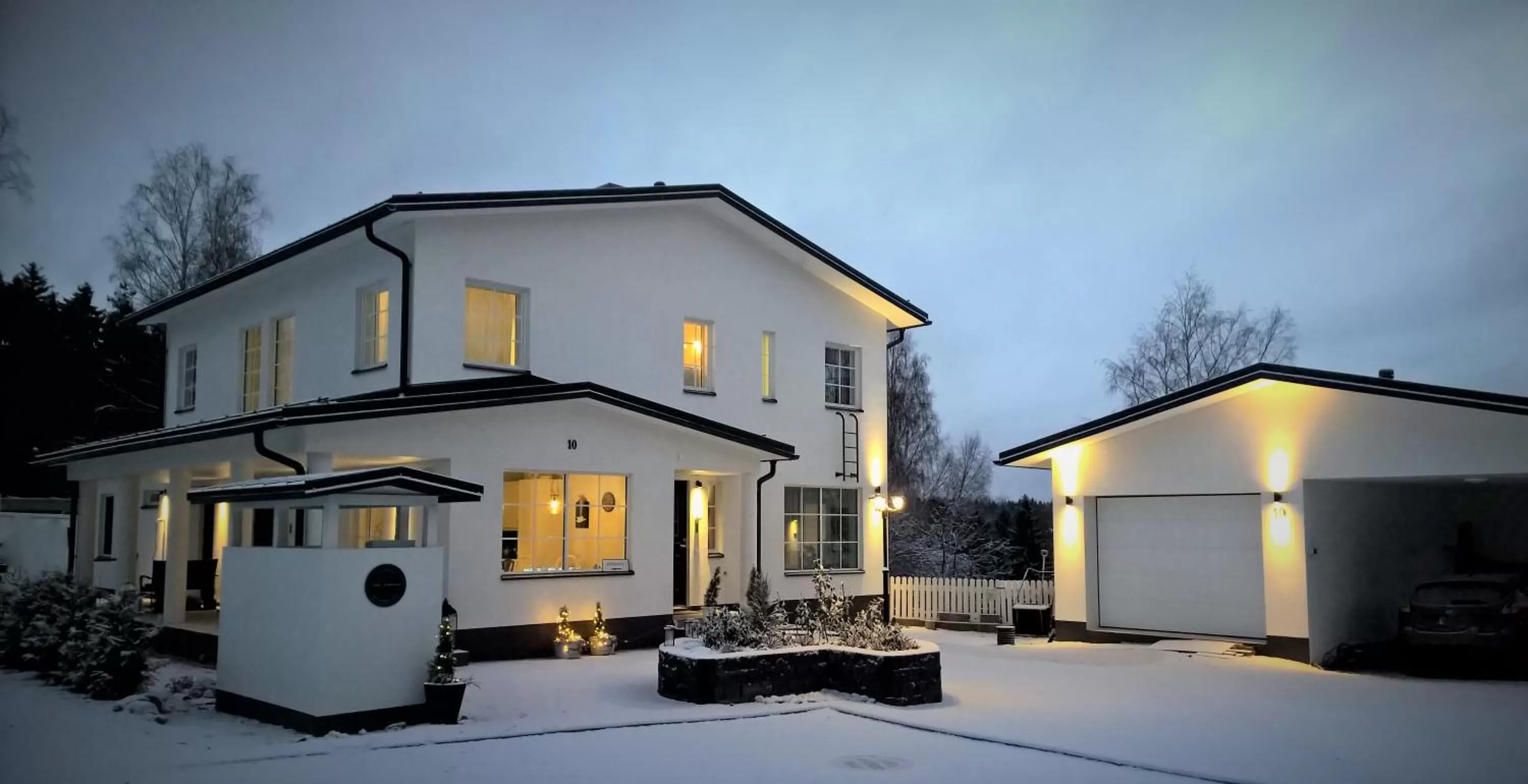 Winter in Villa Jokivarsi Bed & Breakfast