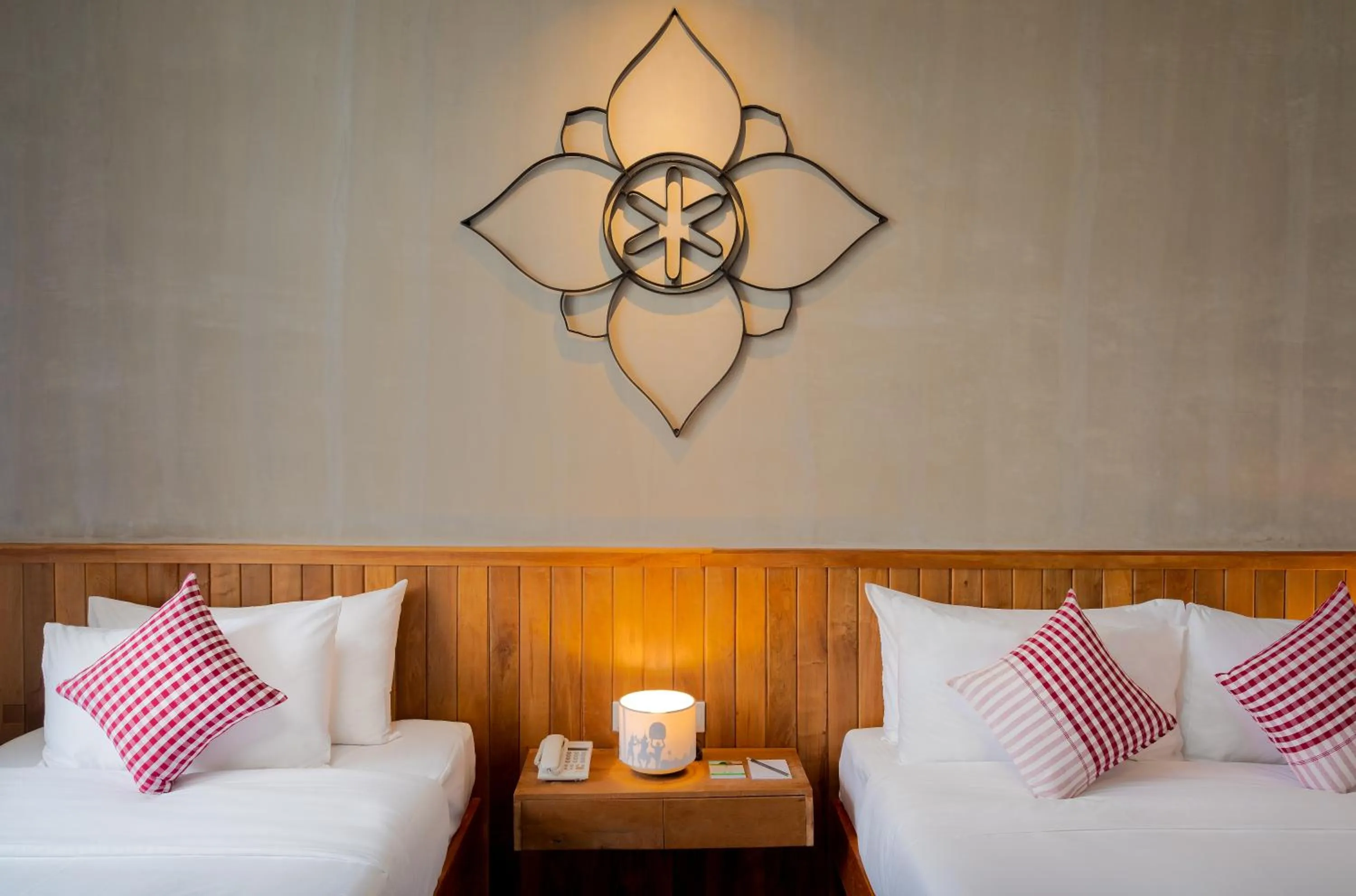 Bed in Phka Chan Hotel