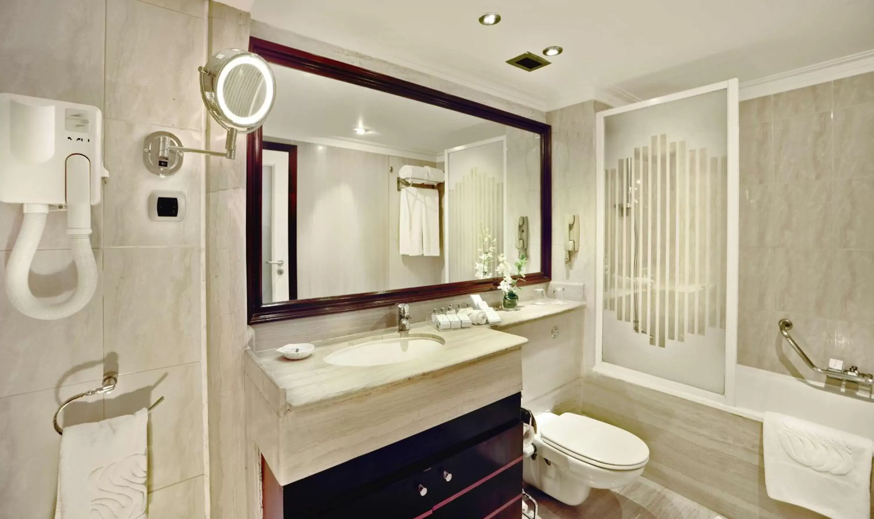 Bedroom, Bathroom in Sonesta Hotel Tower & Casino Cairo