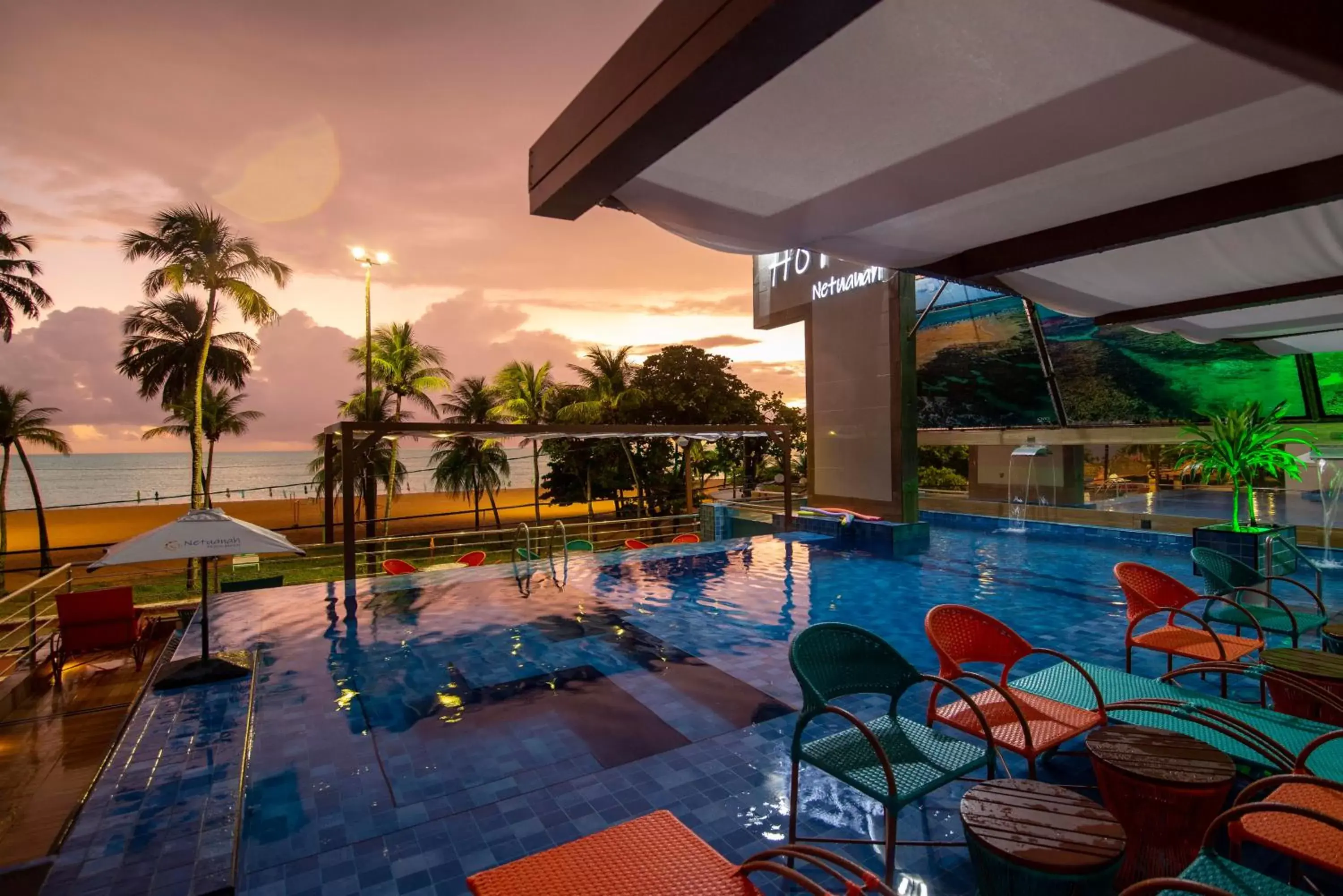 Pool view, Swimming Pool in Netuanah Praia Hotel