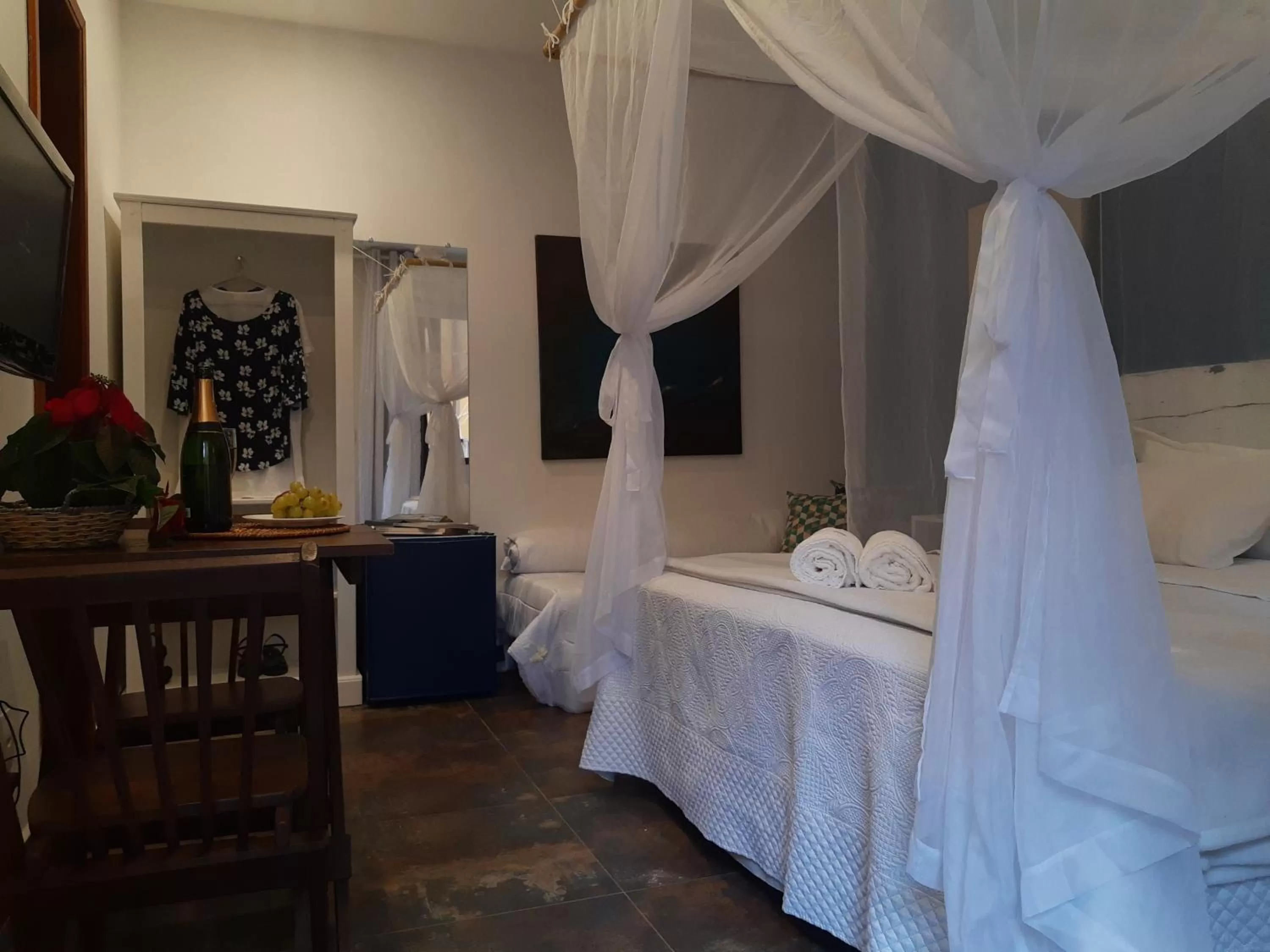 Bed in Magias de Paraty Ecopousada