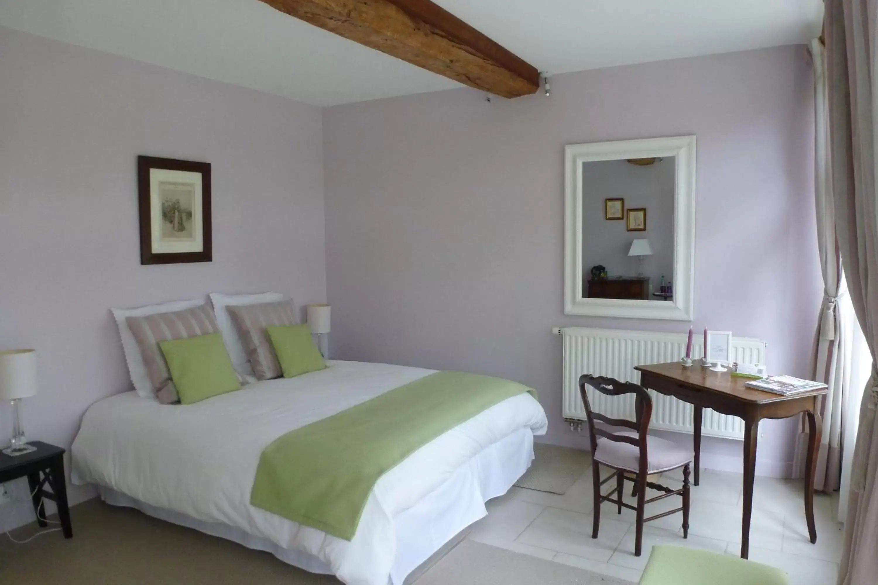 Bedroom, Bed in Chambres d'Hôtes Le Bas Manoir