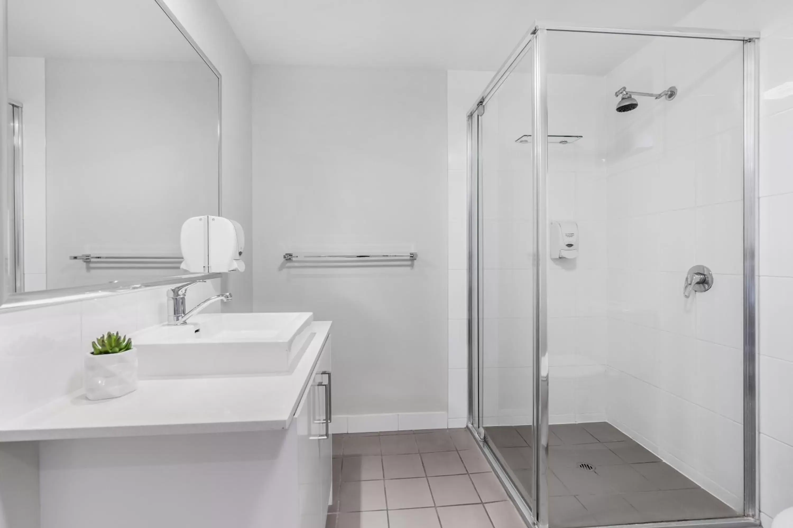 Bathroom in Essence Apartments Chermside