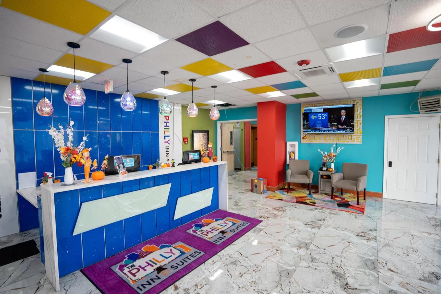 Lobby or reception in Philly Inn & Suites