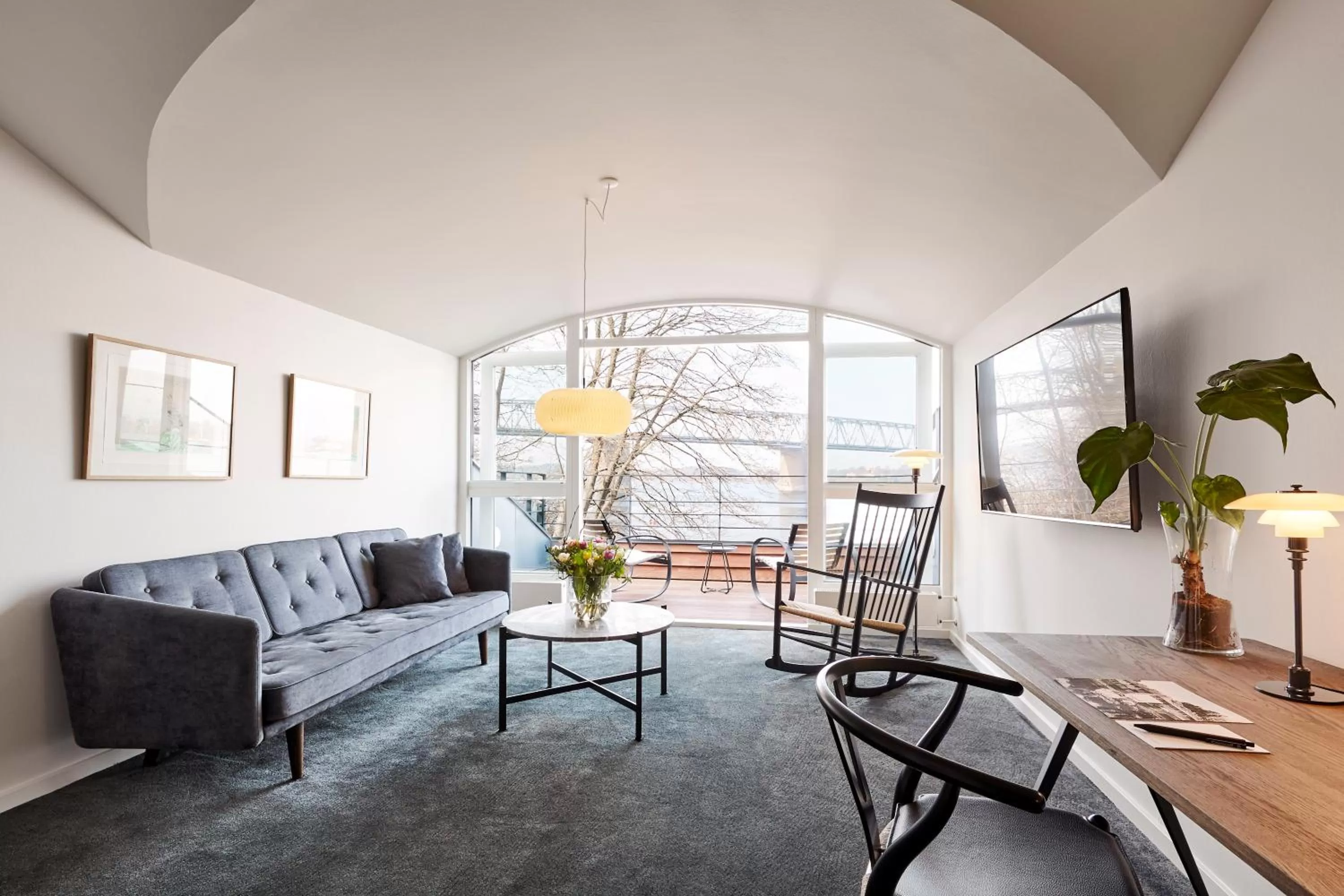 Seating area in Comwell Kongebrogaarden