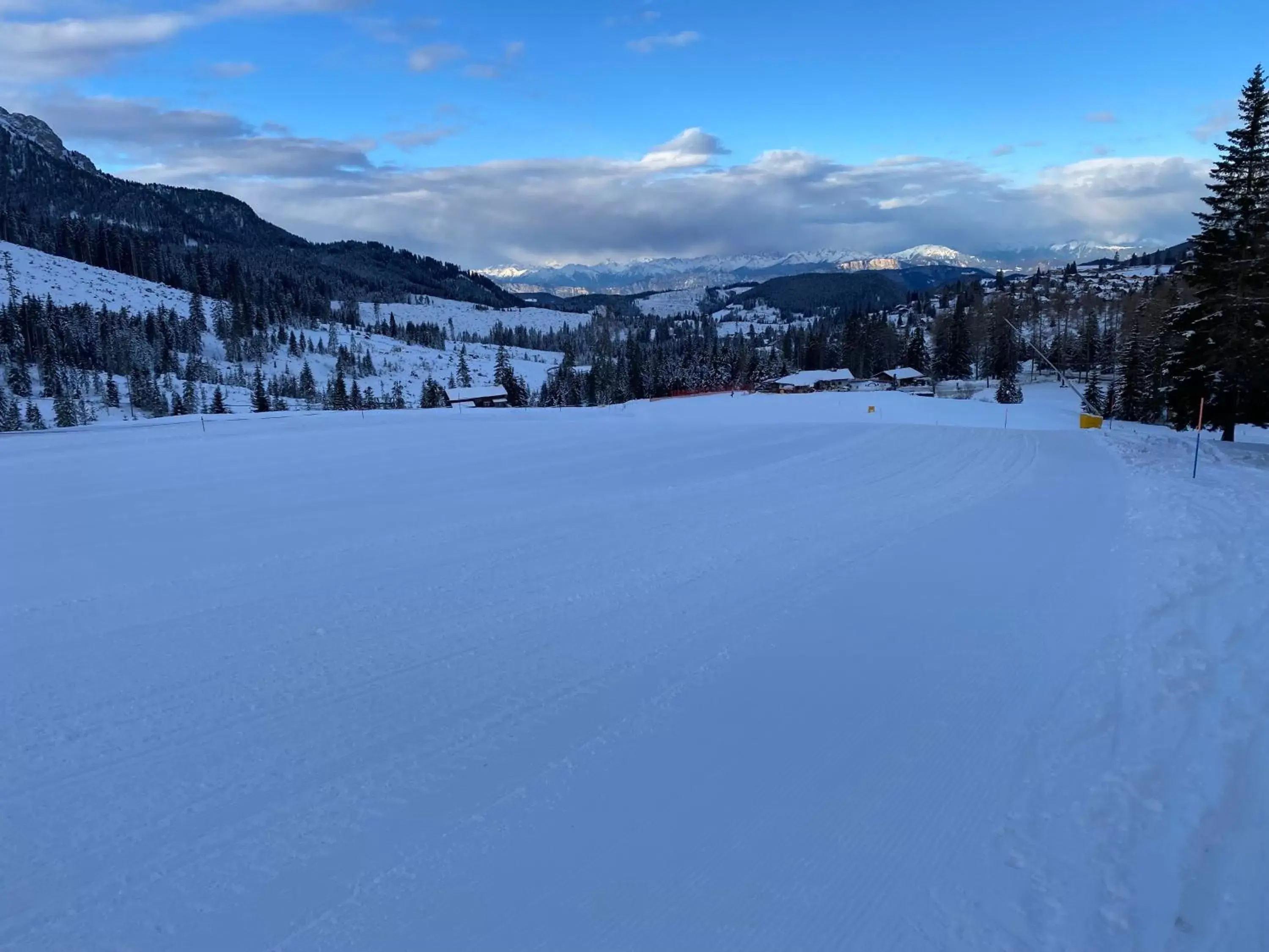 Natural landscape, Winter in Hotel Castel Latemar