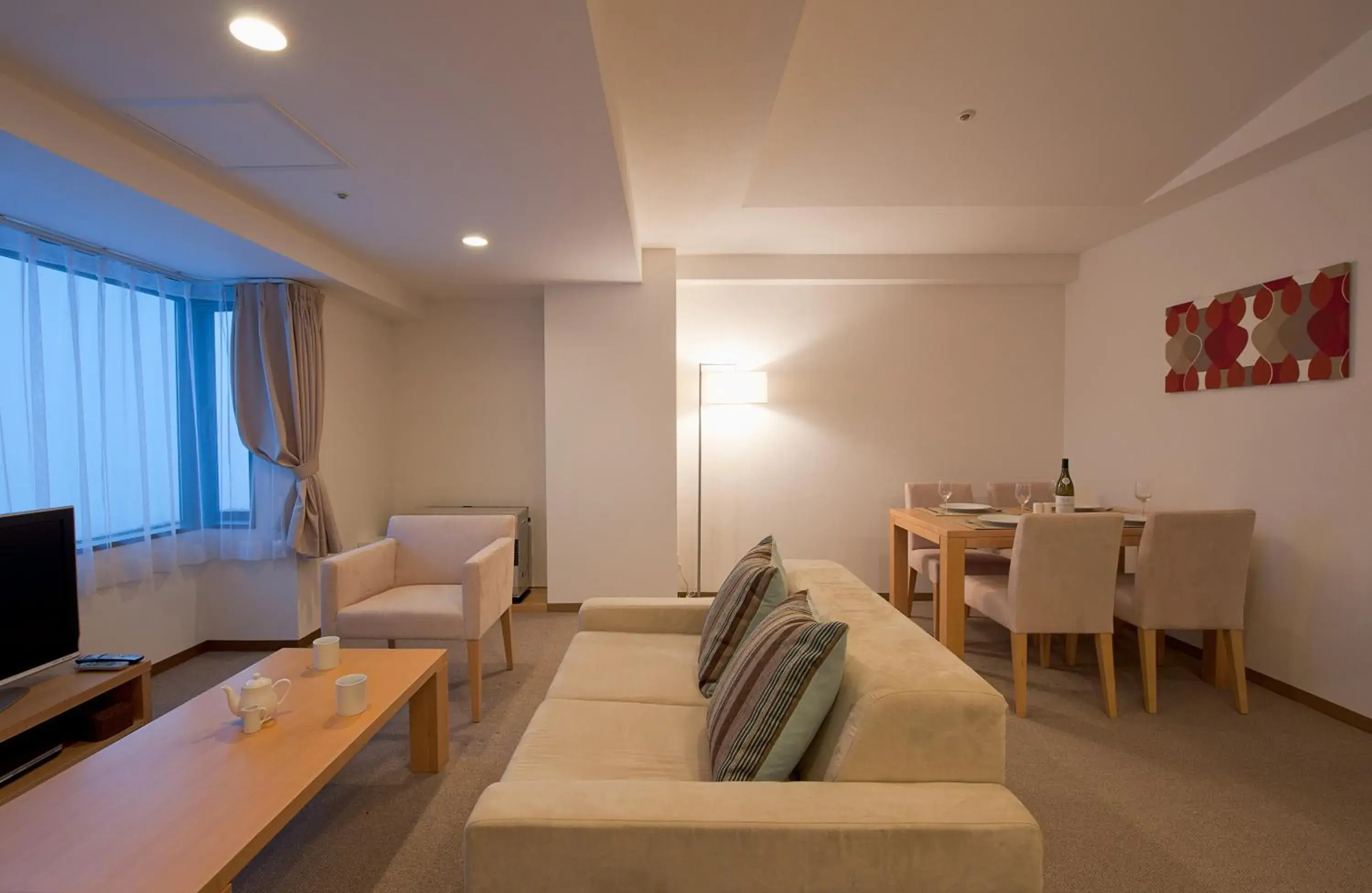 Living room in One Niseko Resort Towers