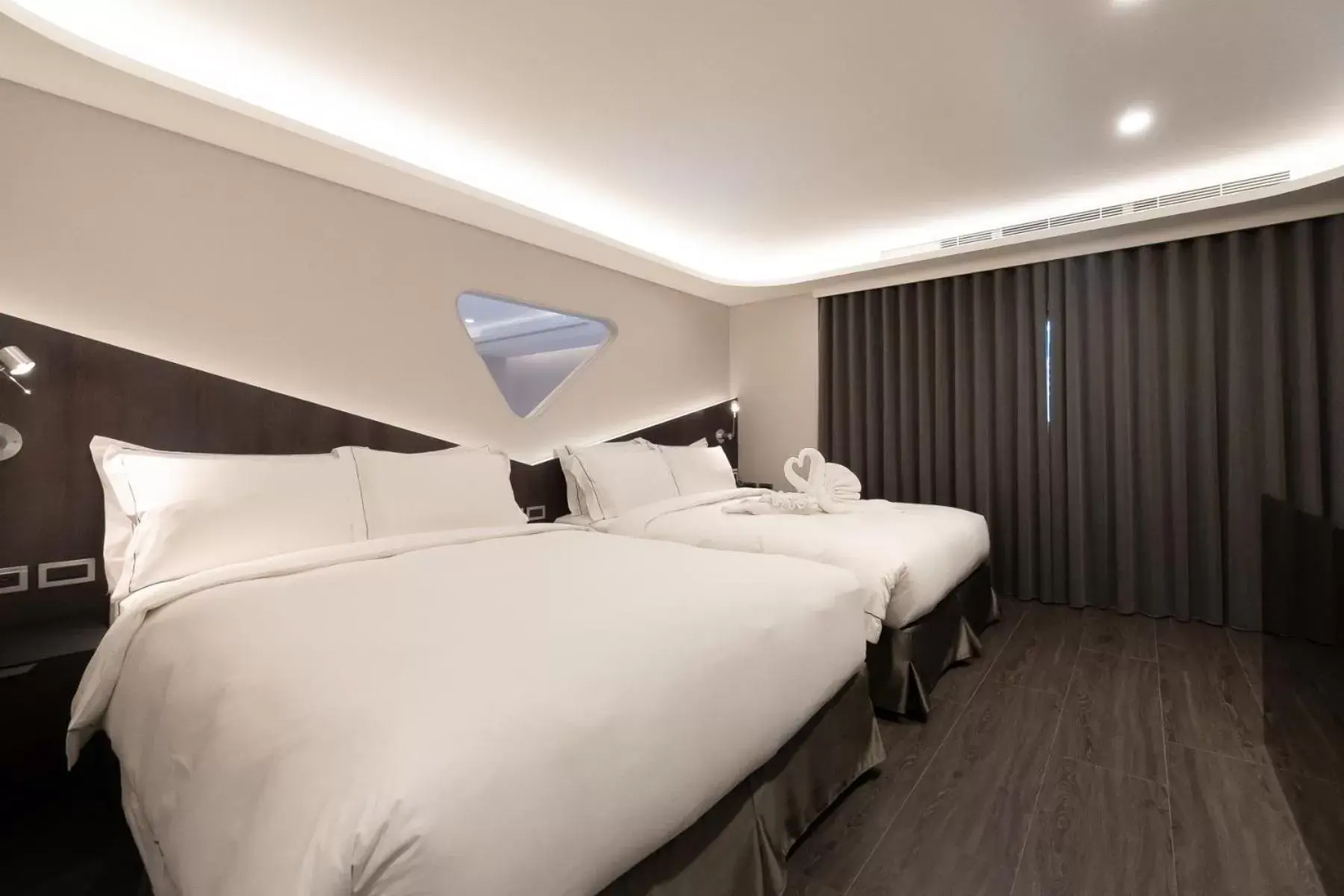 Bed in Starhaus Hotel Bed in Starhaus Hotel