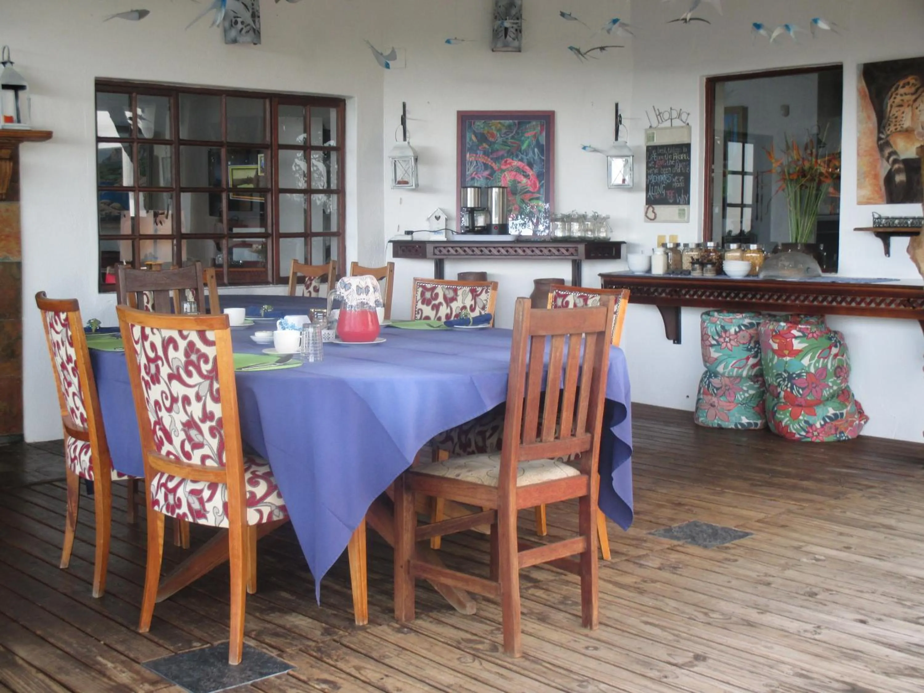 Restaurant/places to eat in Utopia in Africa Guest Villa