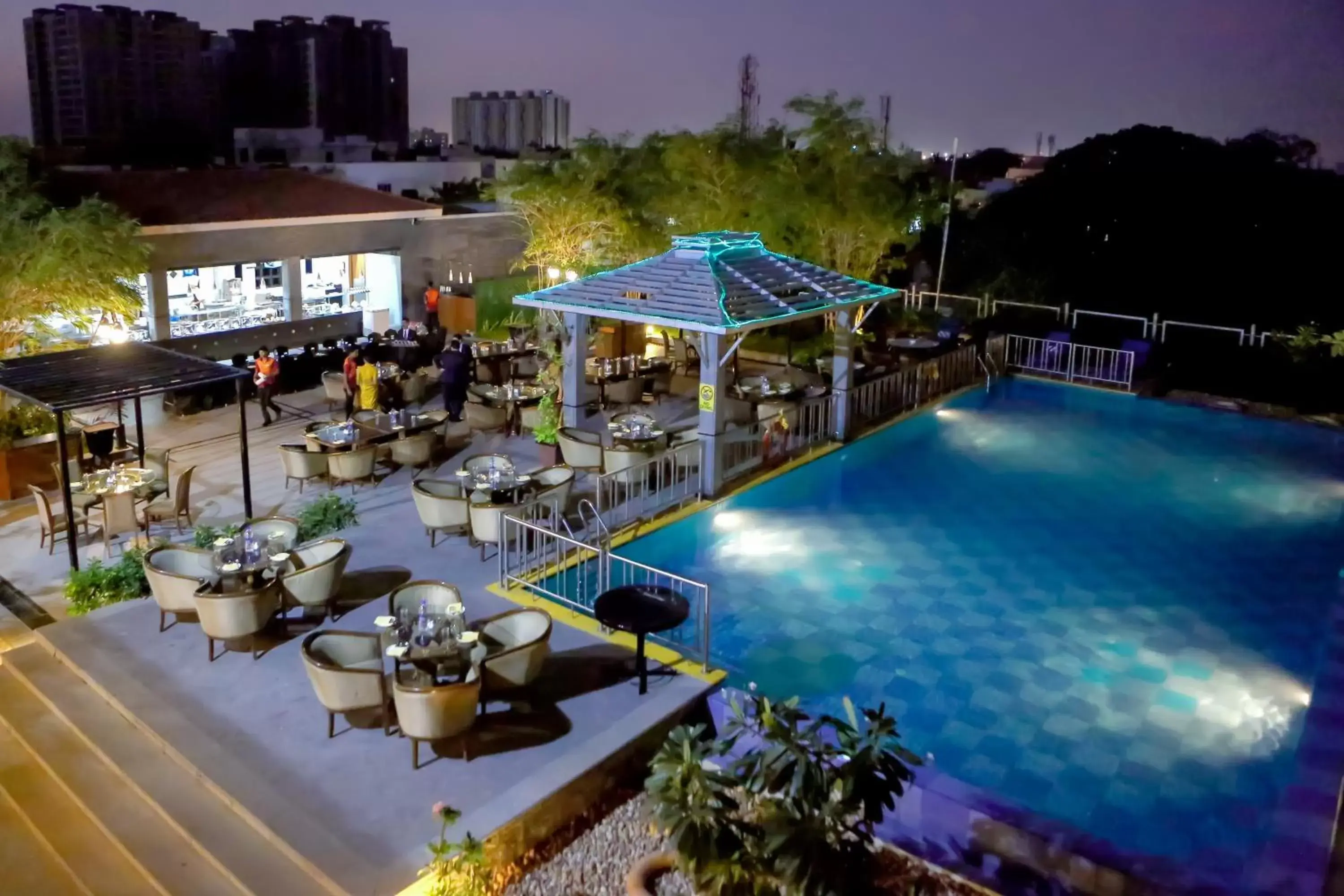 Pool View in Green Park Chennai