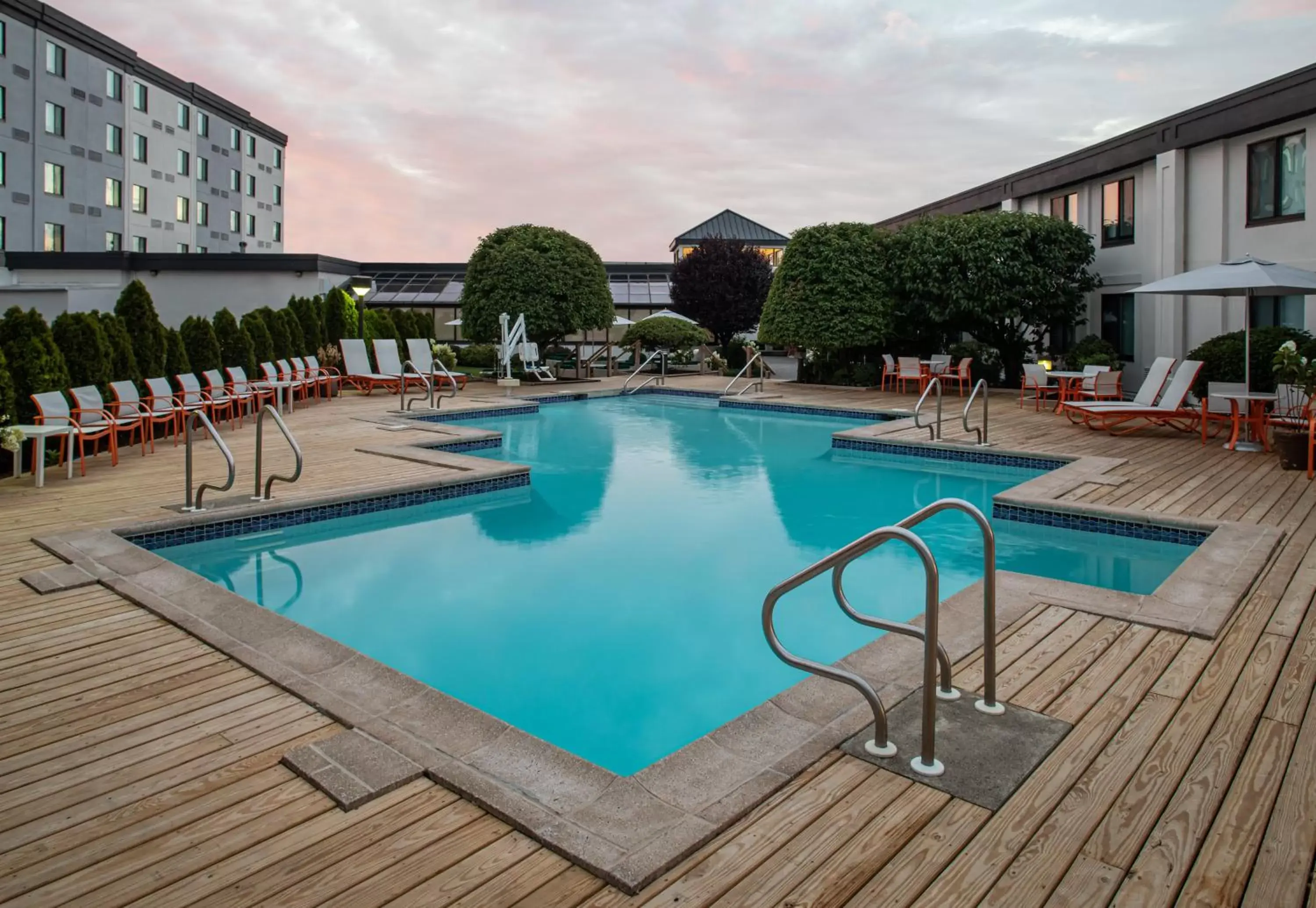 Swimming Pool in Holiday Inn Hasbrouck Heights-Meadowlands, an IHG Hotel