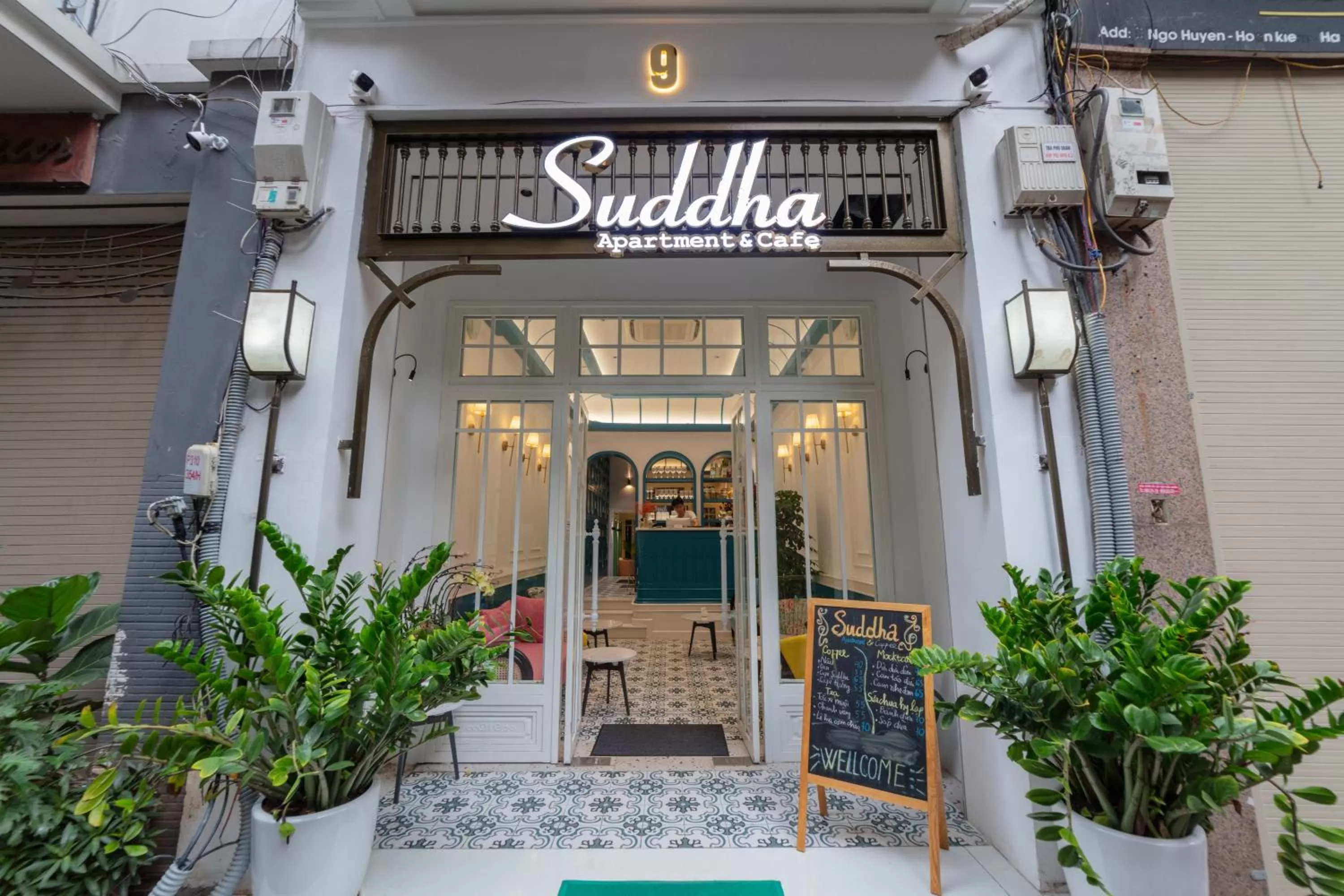Facade/entrance in Suddha Boutique Hotel