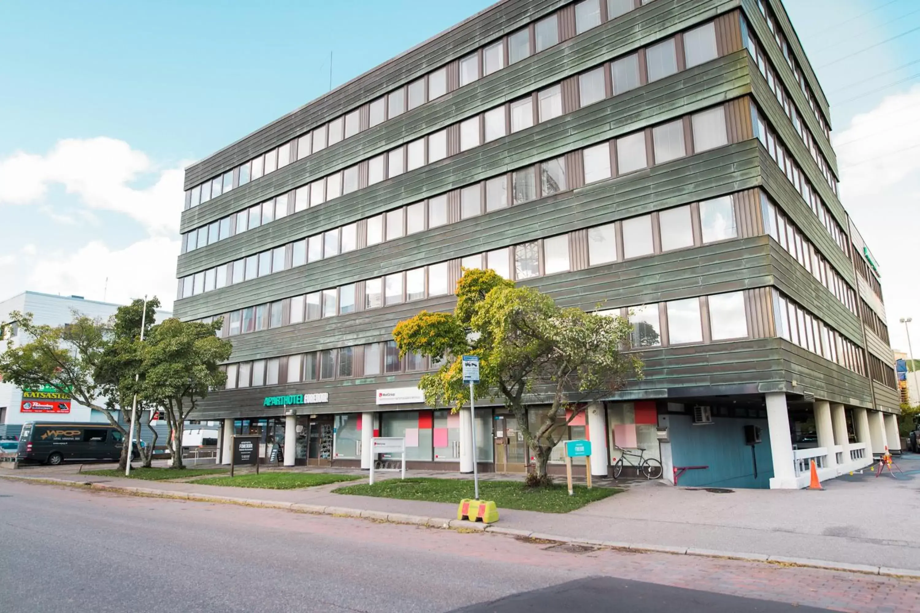 Property building in Forenom Aparthotel Helsinki Herttoniemi Property building in Forenom Aparthotel Helsinki Herttoniemi