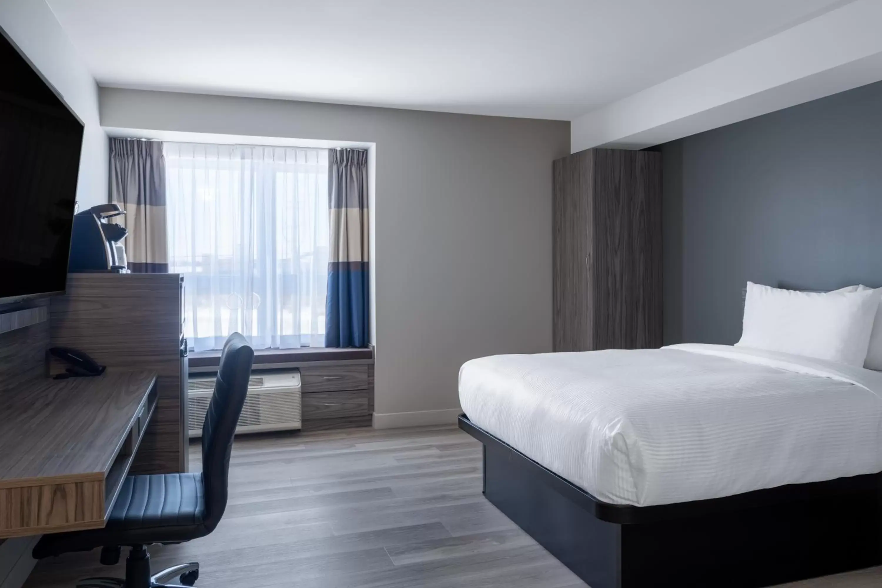 TV and multimedia, Bed in Microtel Inn & Suites by Wyndham Kanata Ottawa West
