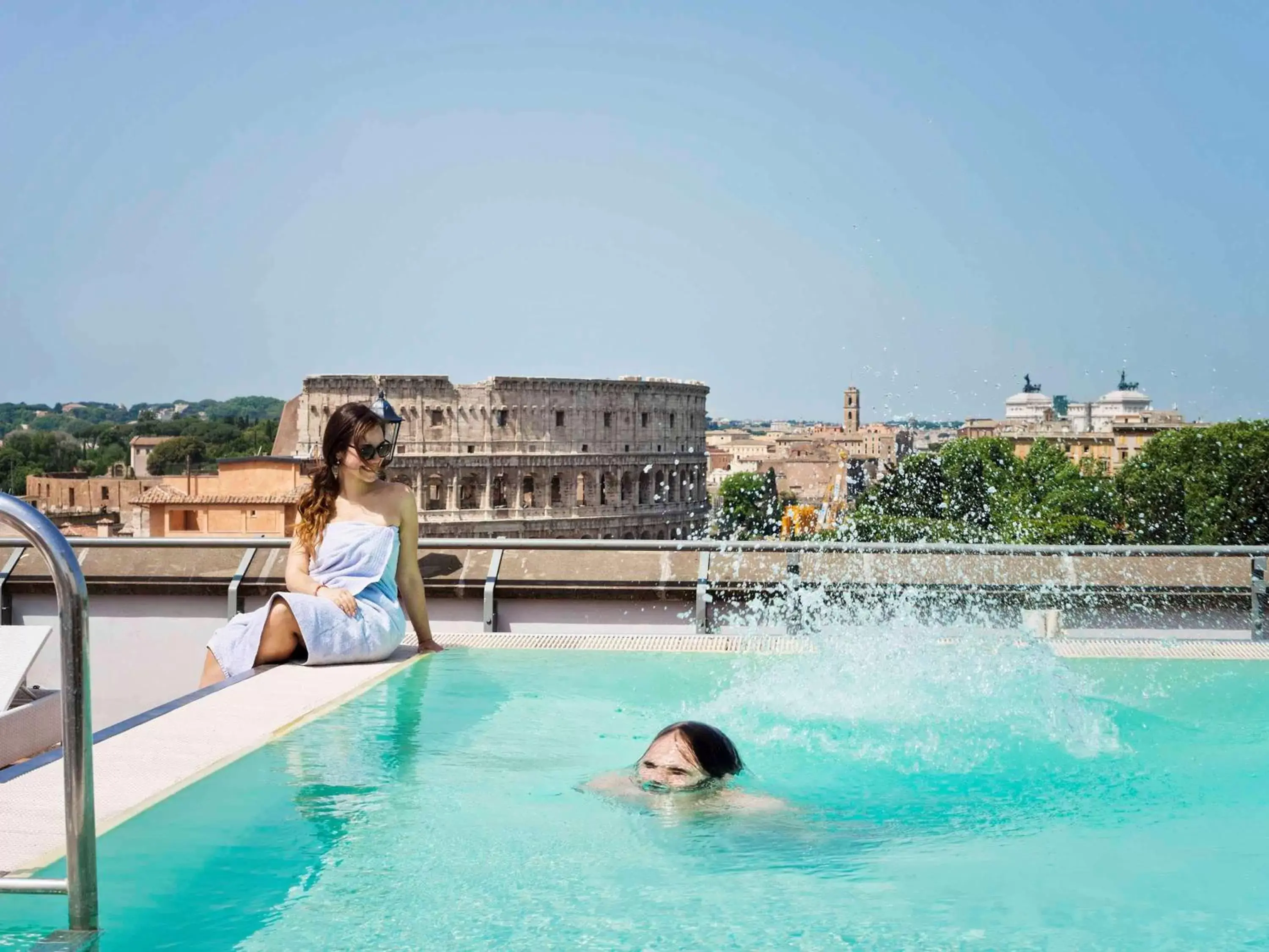 On site, Swimming Pool in Mercure Roma Centro Colosseo