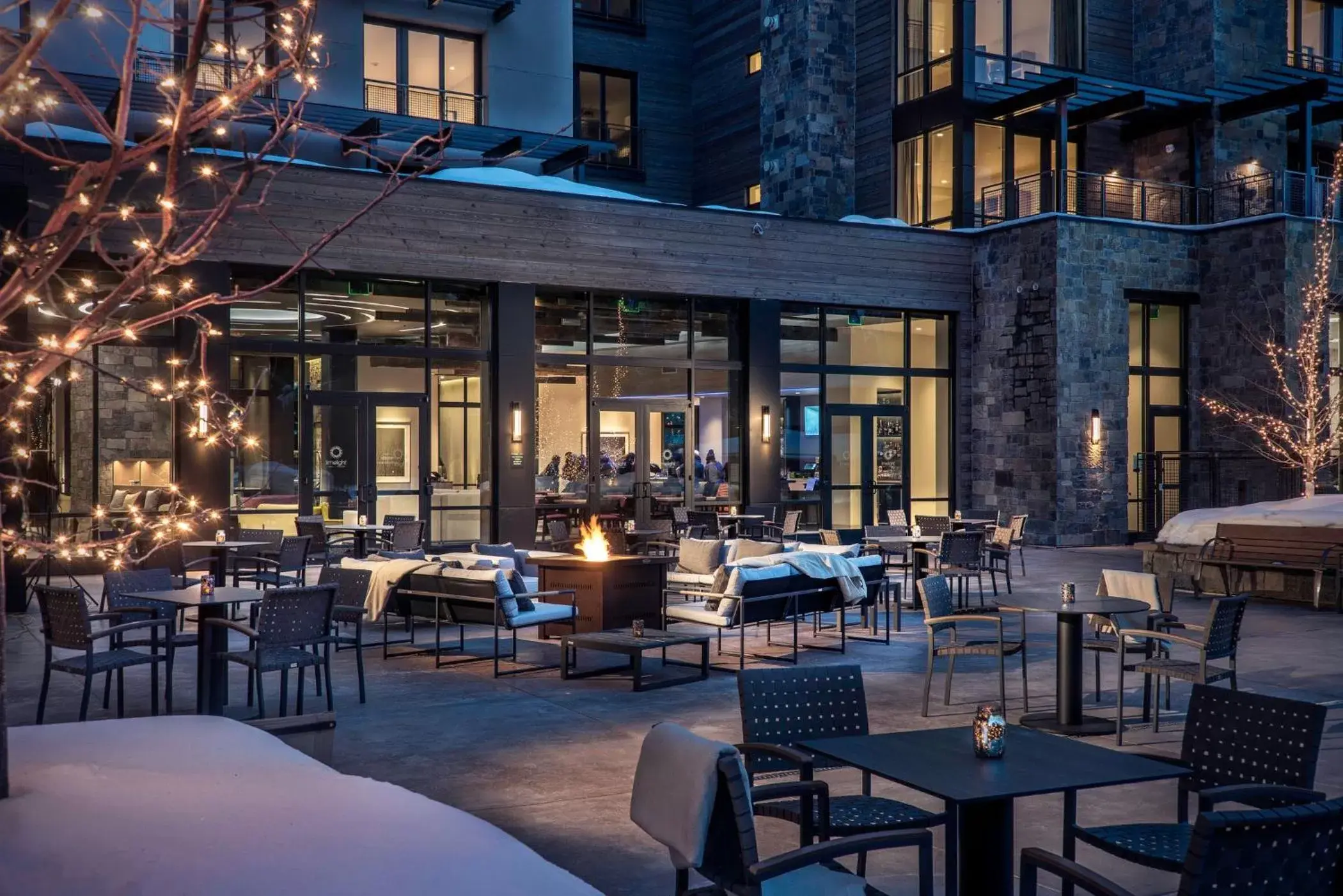 Balcony/Terrace, Restaurant/Places to Eat in Limelight Hotel Ketchum