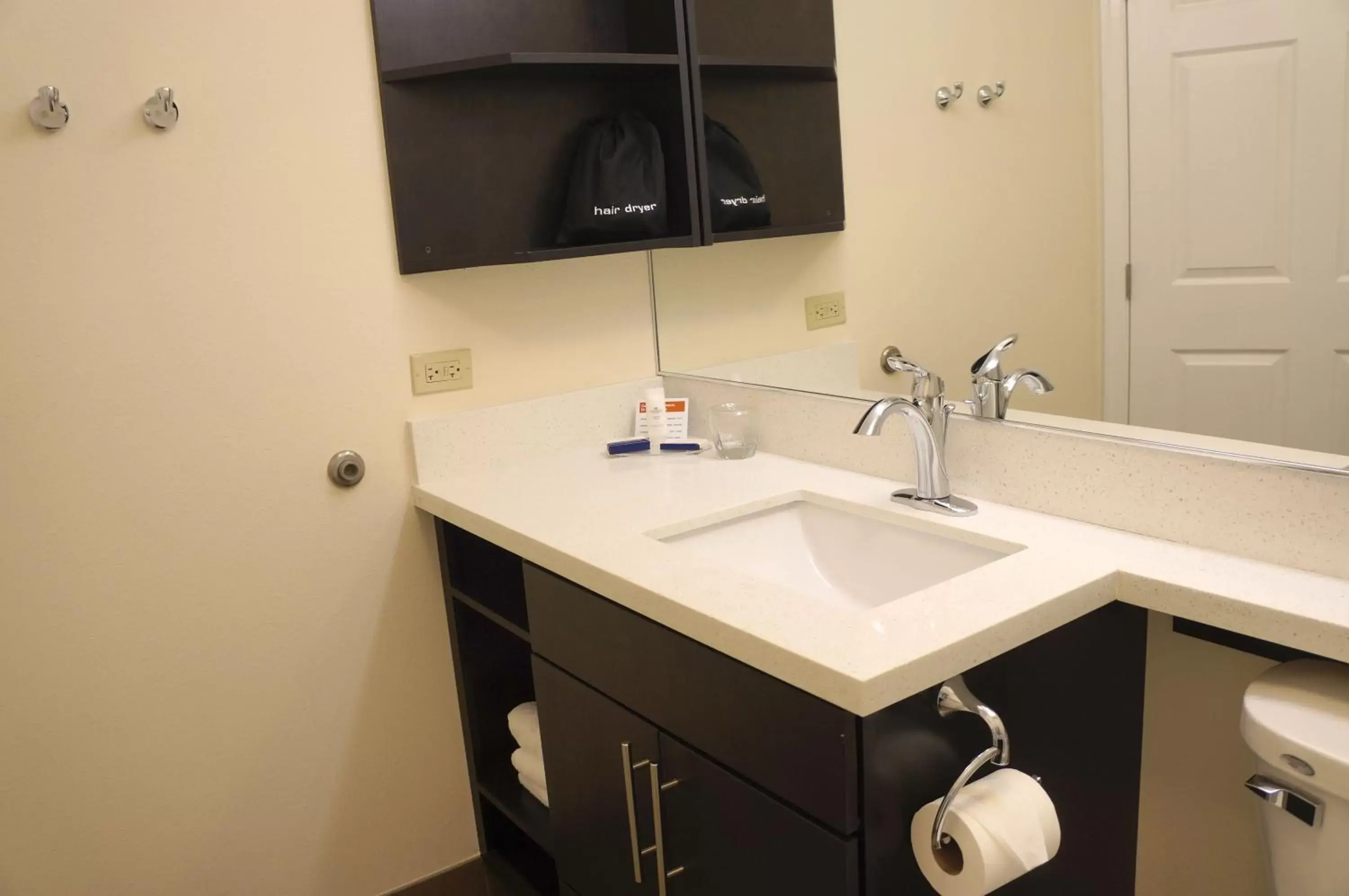 Bathroom in Candlewood Suites Harrisburg-Hershey, an IHG Hotel