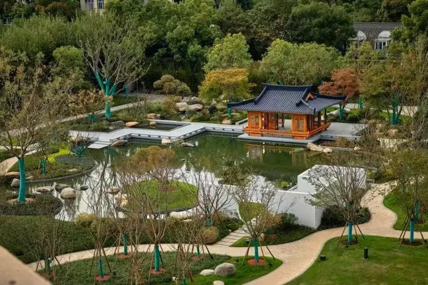 Garden, Bird's-eye View in Juss Hengshan HotelFormer Regal International East Asia Hotel