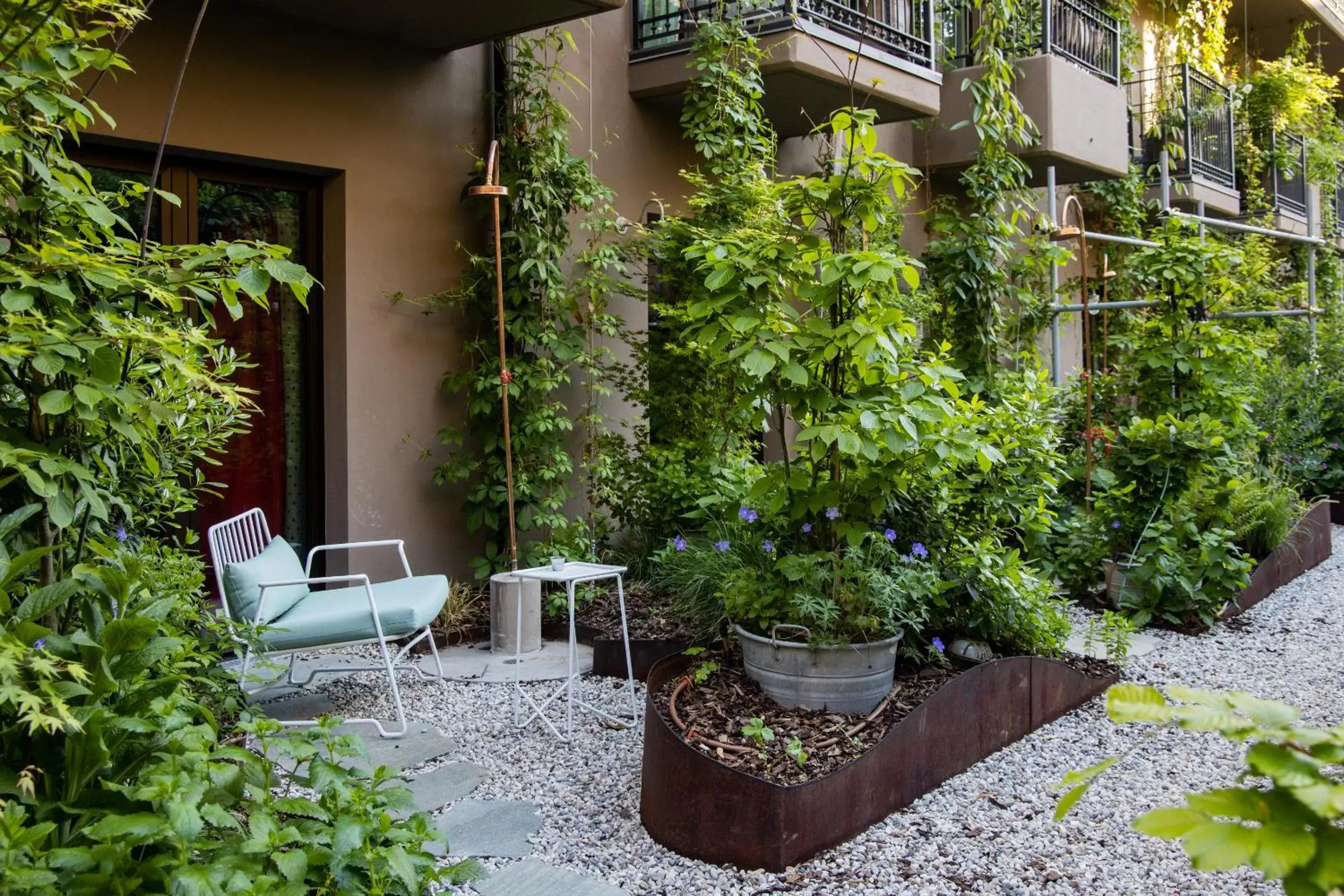 Garden in 25hours Hotel Florence Piazza San Paolino