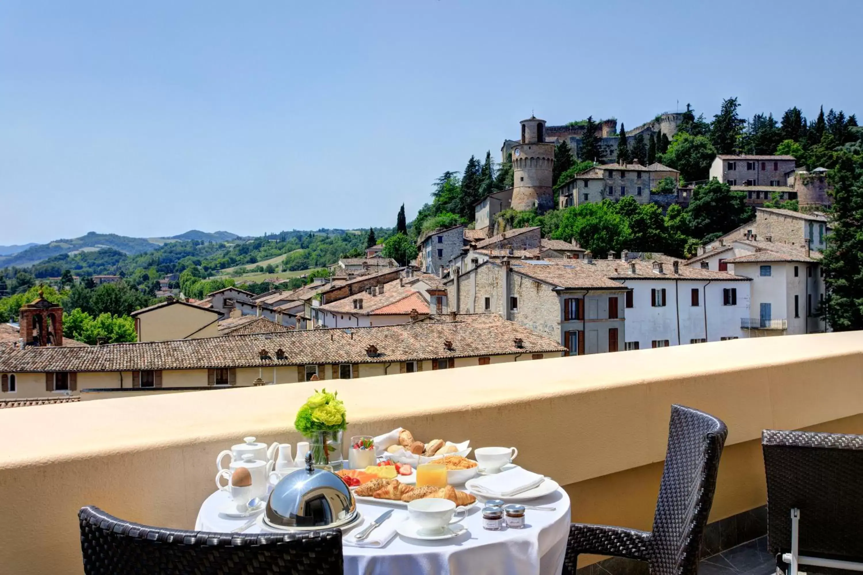 Balcony/Terrace in Grand Hotel Castrocaro Longlife Formula