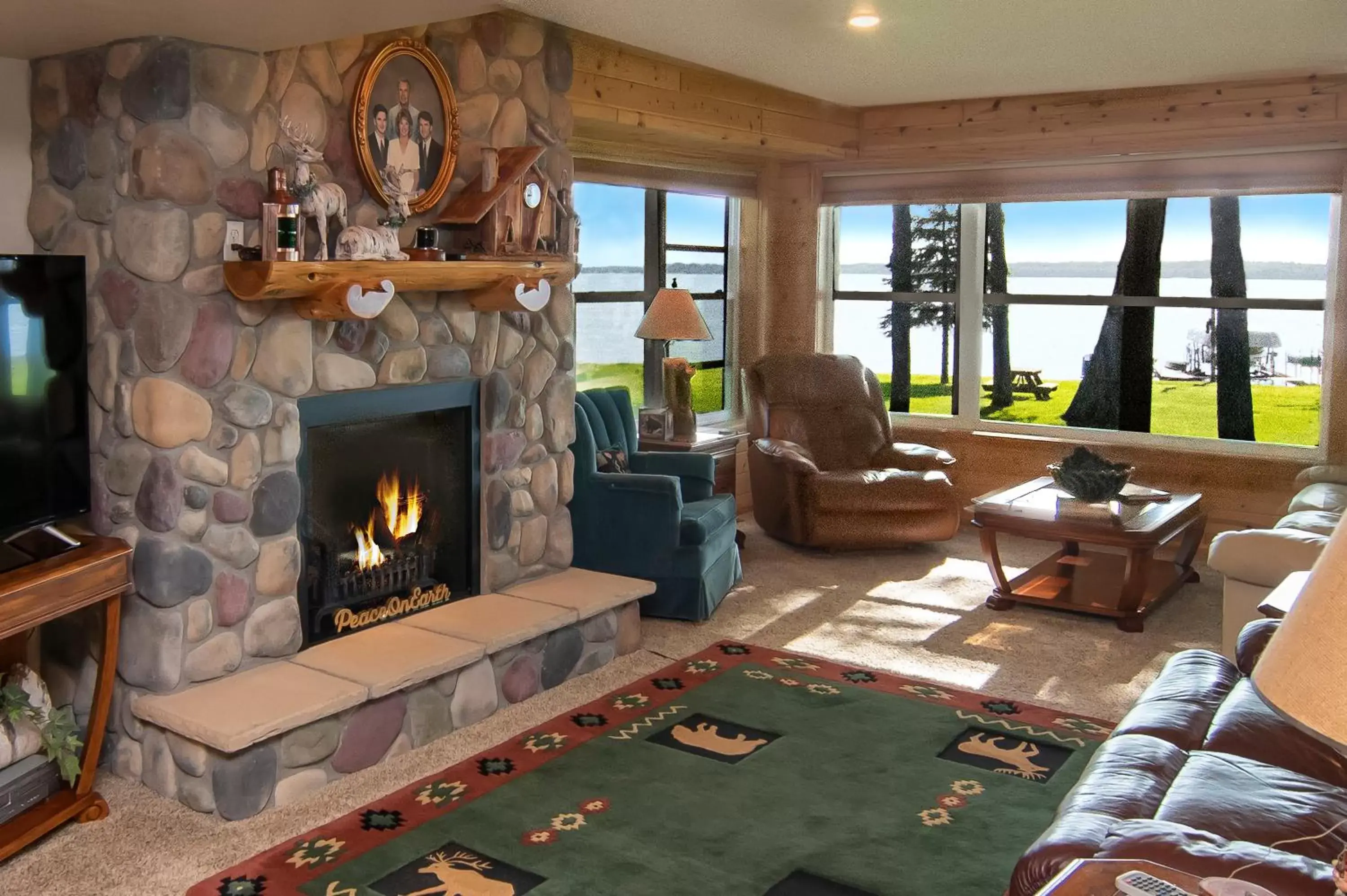 Living room in Leech Lake Resort Bed & Breakfast