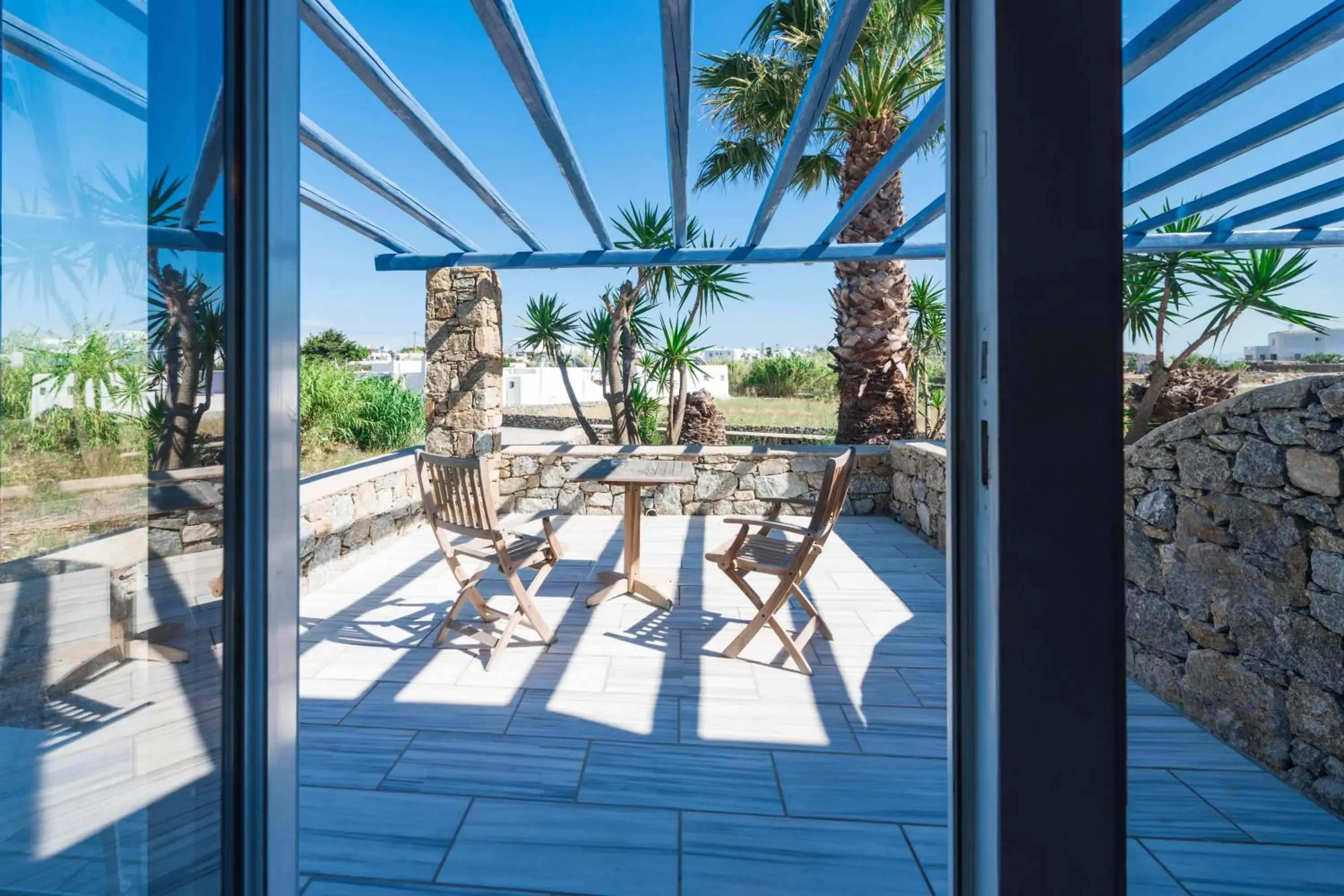 Balcony/Terrace in Giannoulaki Hotel