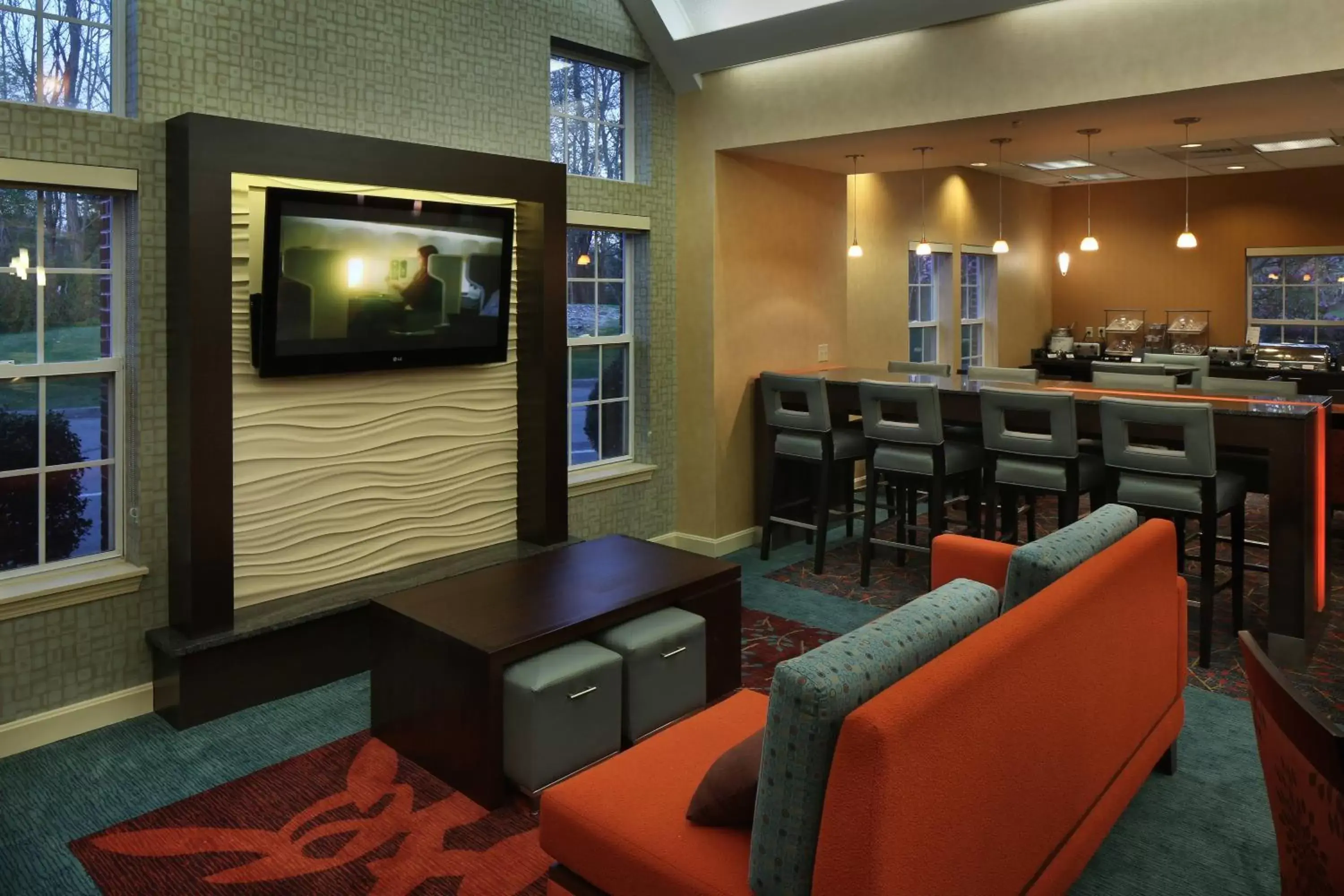 Lobby or reception, TV/Entertainment Center in Residence Inn Mystic Groton