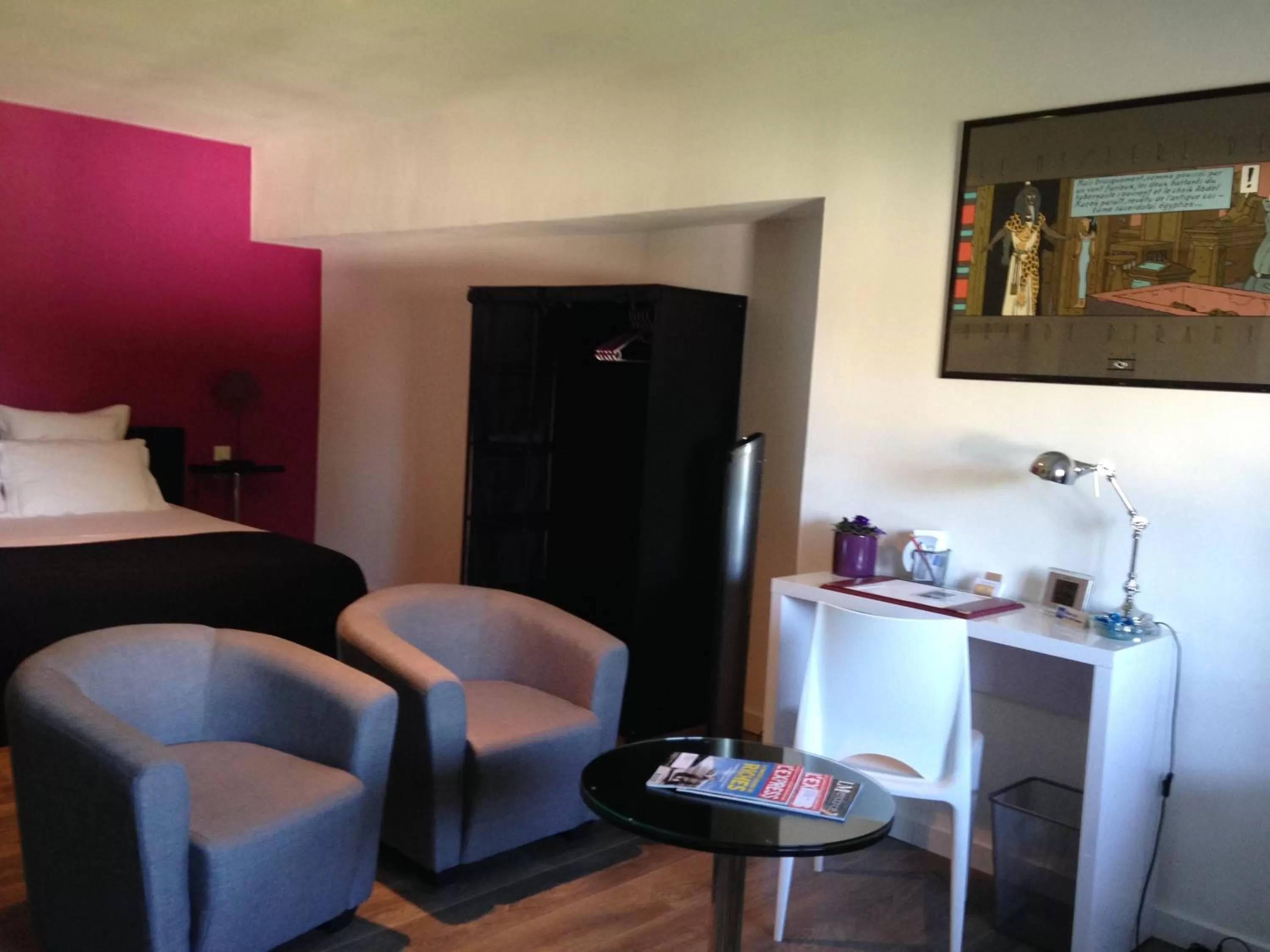 Seating area in Les Chambres Lauryvan