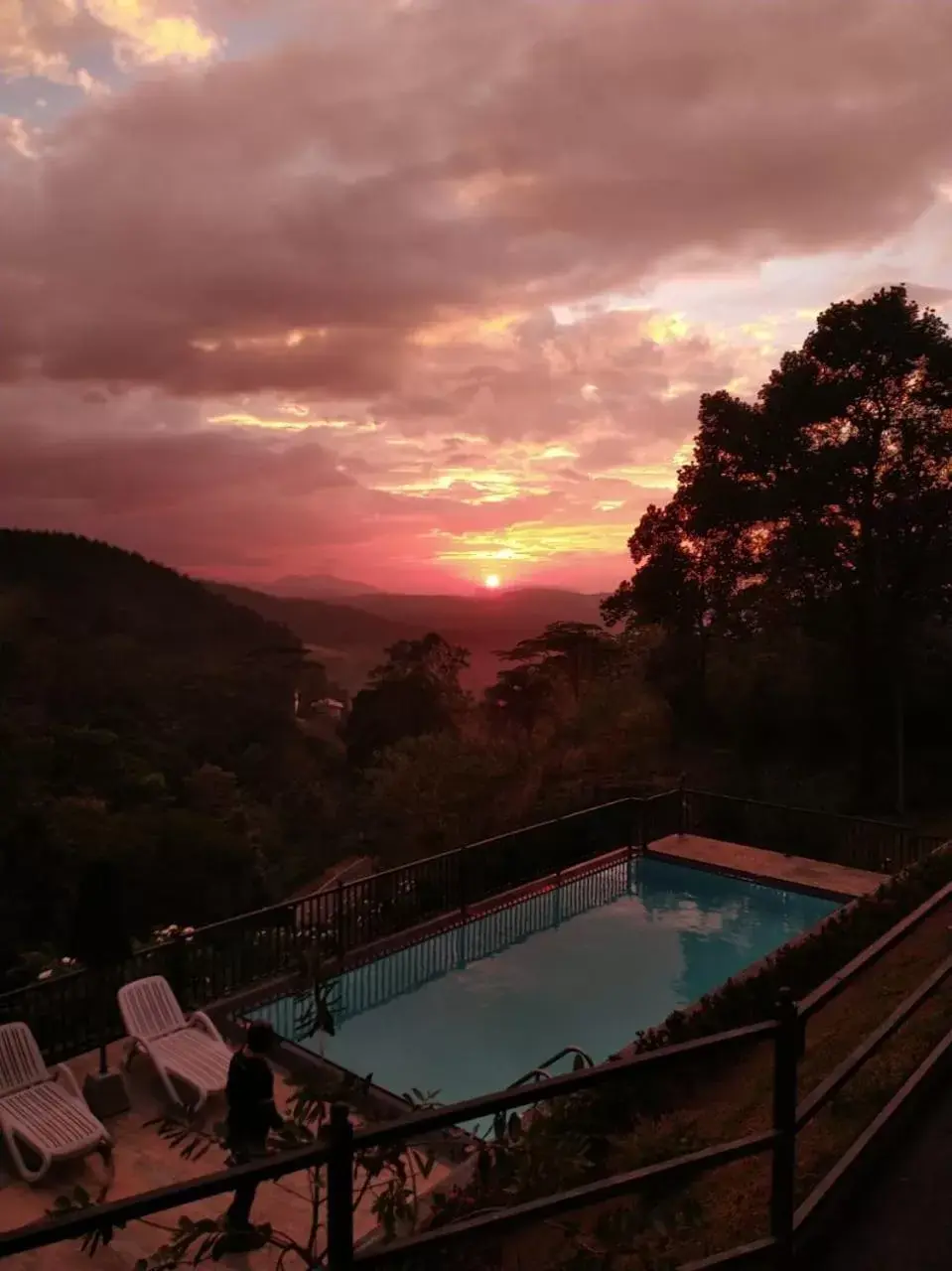 Sunset, Swimming Pool in The Grand Hills