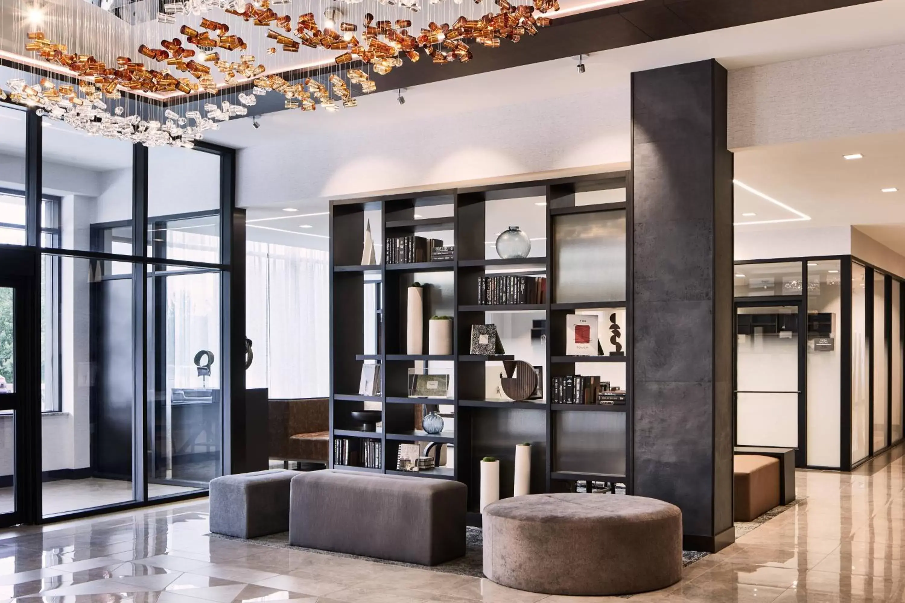 Lobby or reception in AC Hotel by Marriott Bridgewater