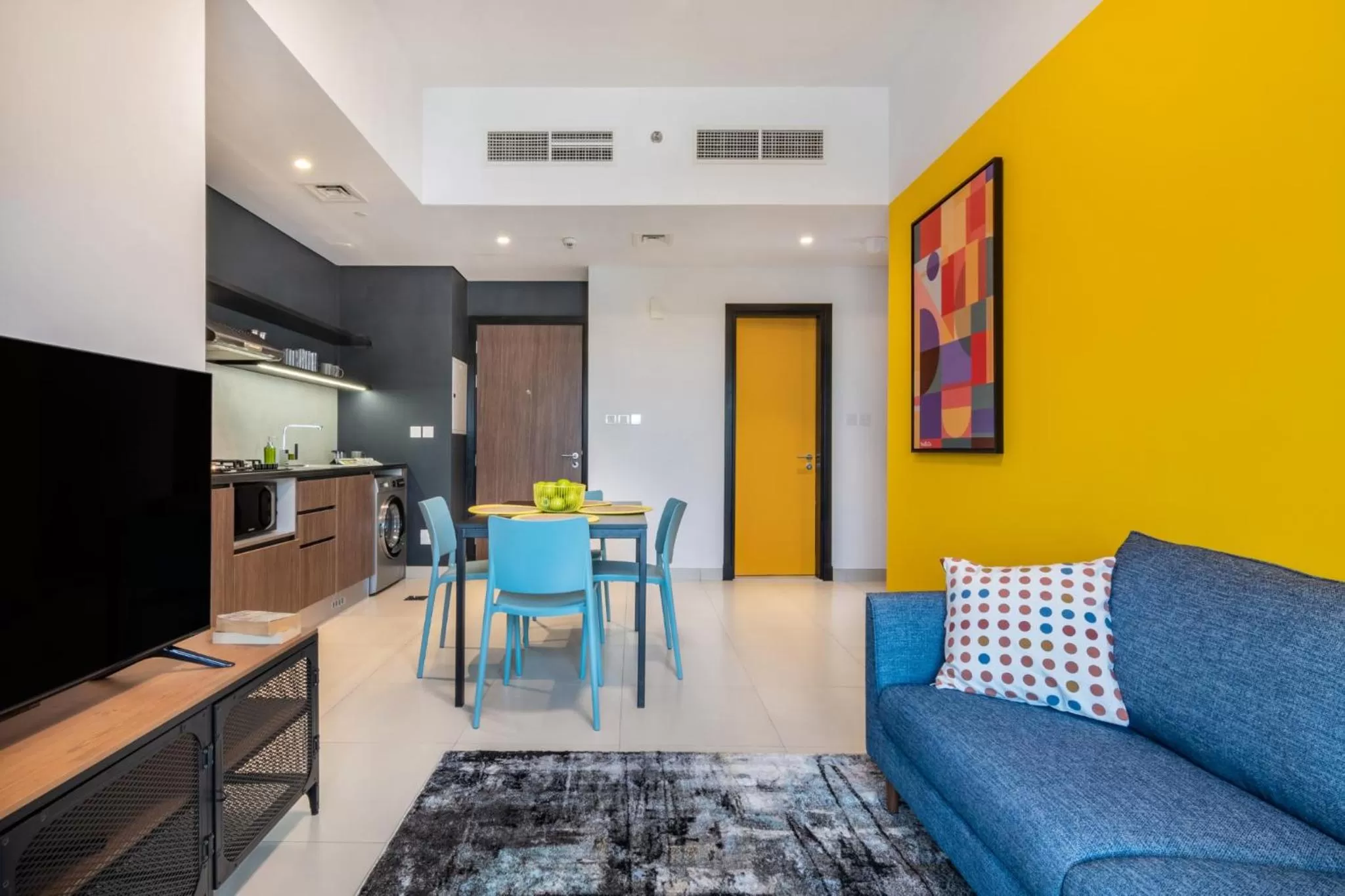 Living room in YouCo coliving Dubai