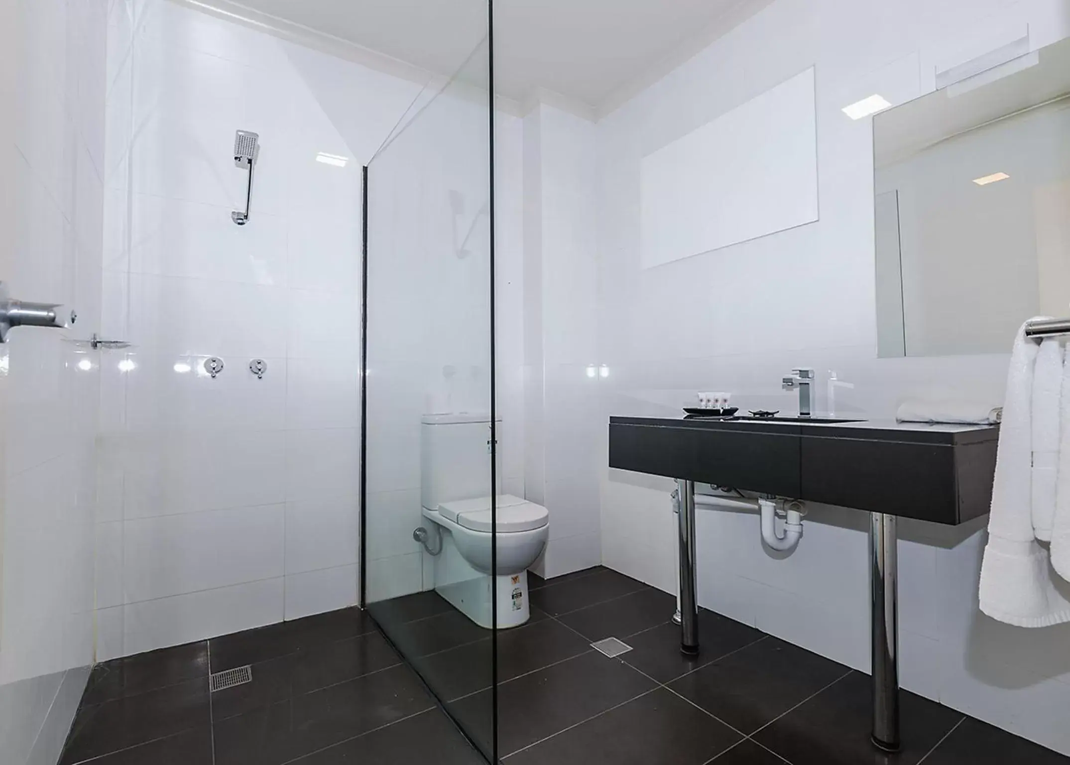 Shower, Bathroom in Bankstown Motel 10