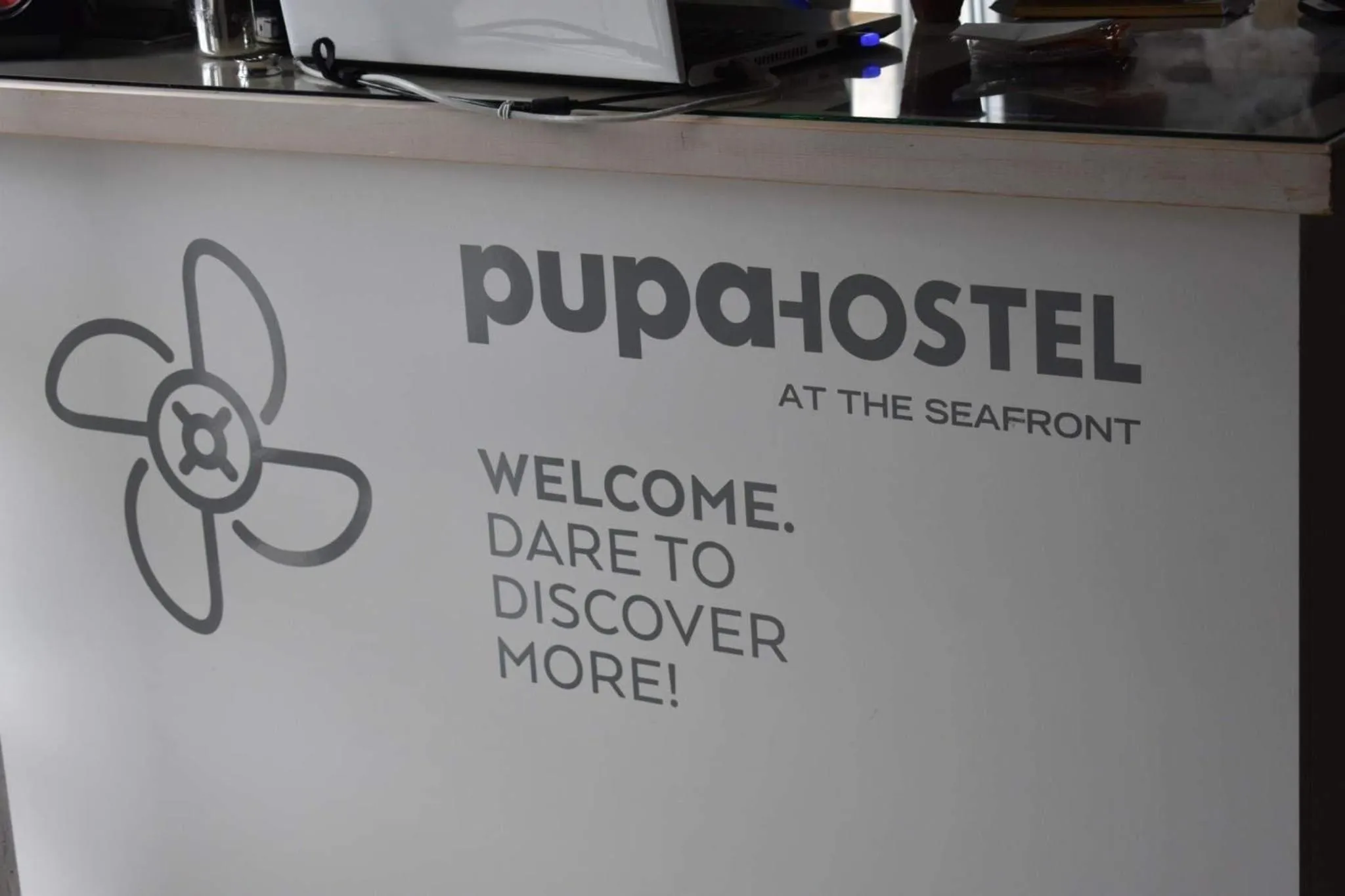 Lobby or reception in Hostel Pupa