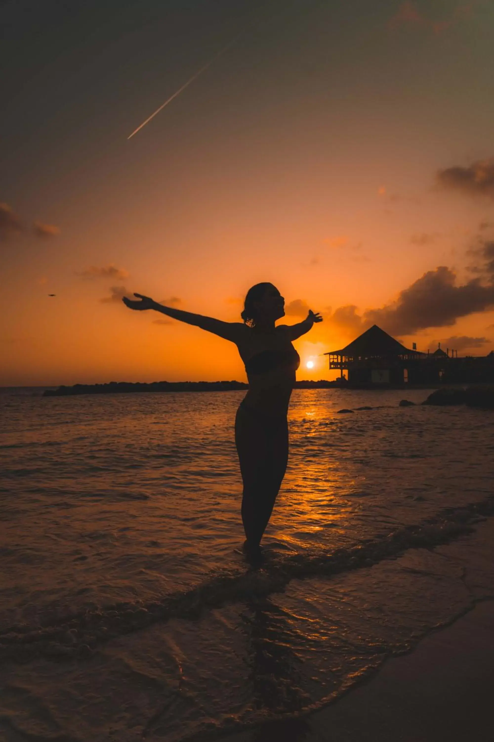 Beach, Sunrise/Sunset in Curacao Avila Beach Hotel