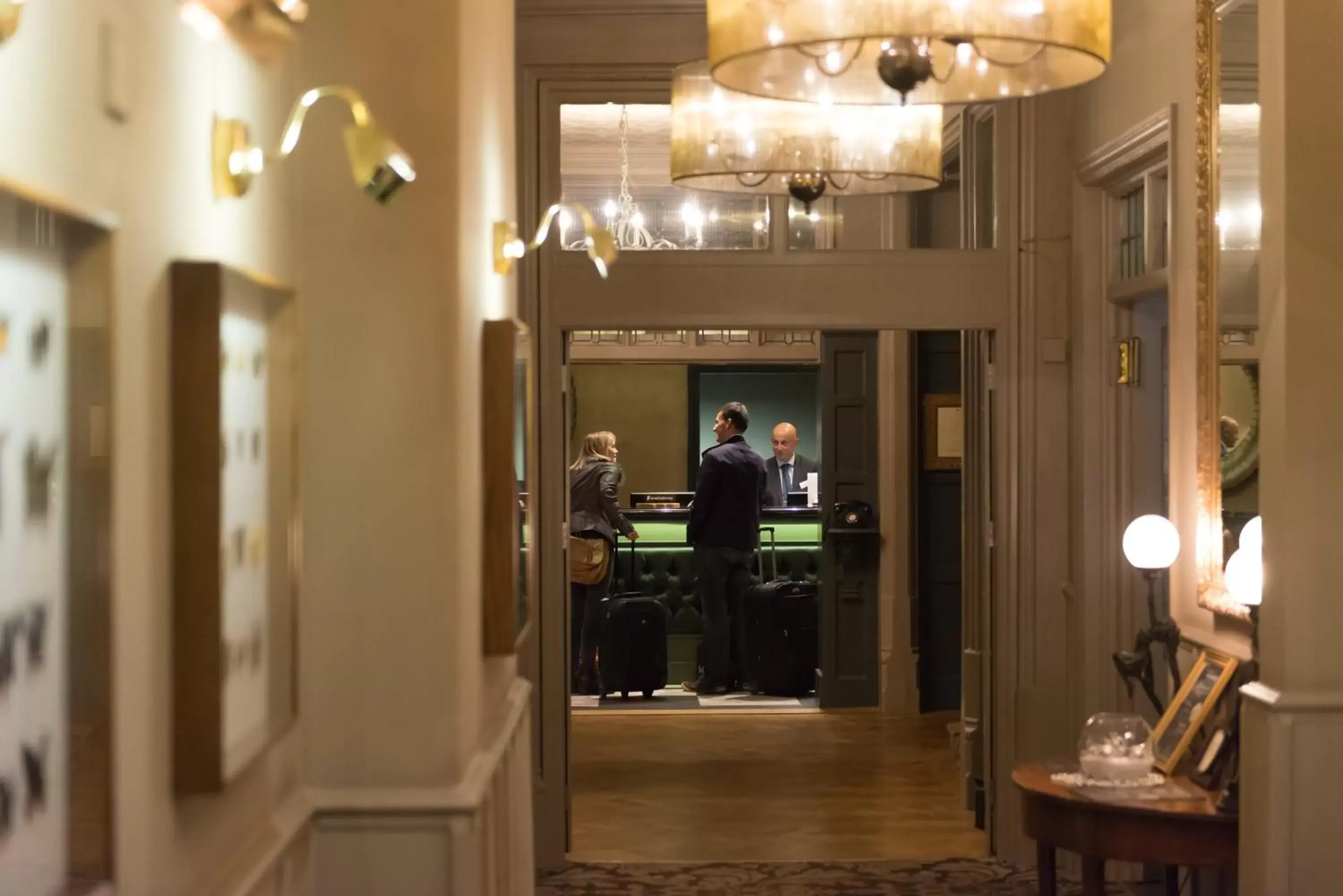 Lobby or reception in The Crown Manor House Hotel