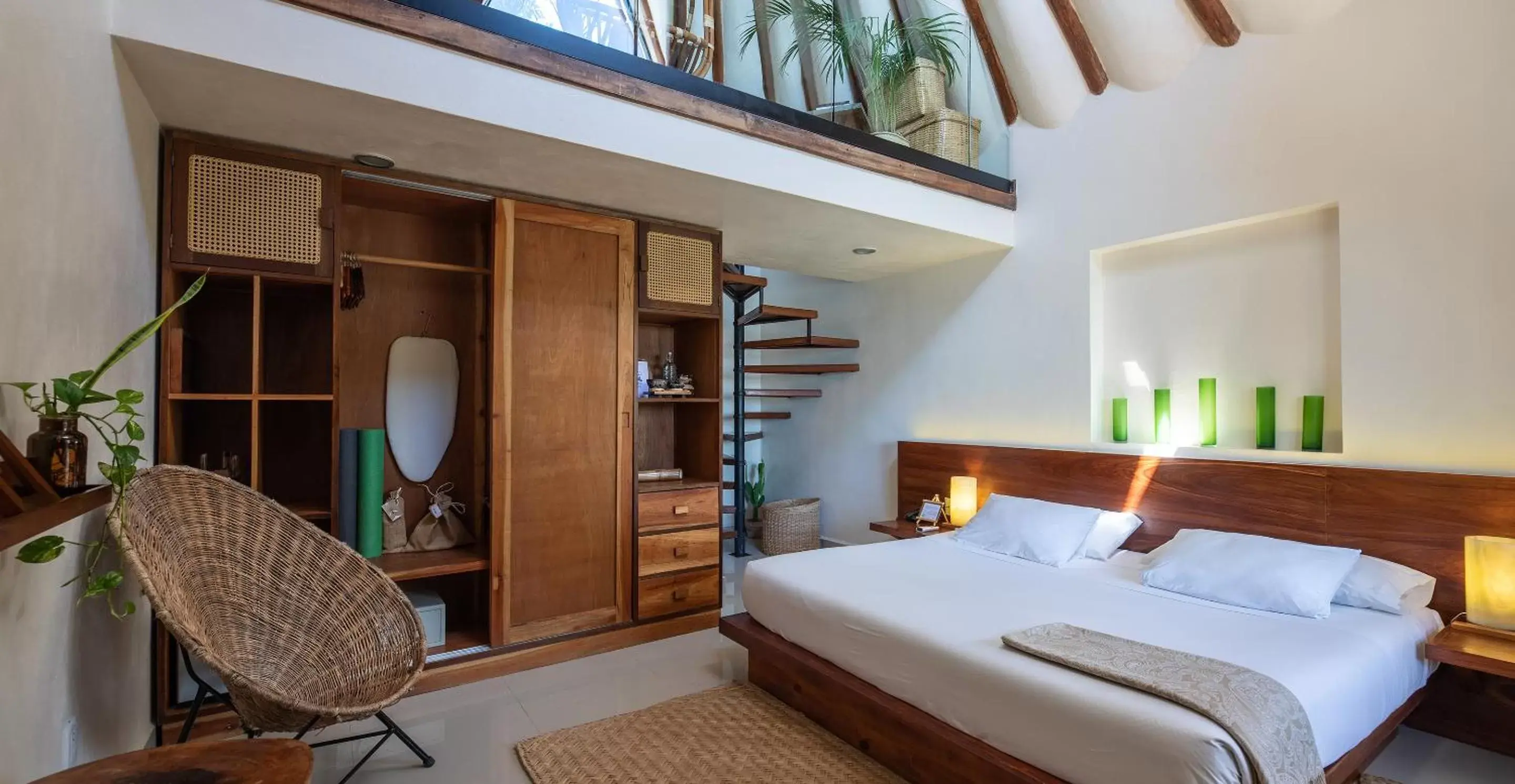 Bed in Mezzanine a Colibri Boutique Hotel-Adults Only