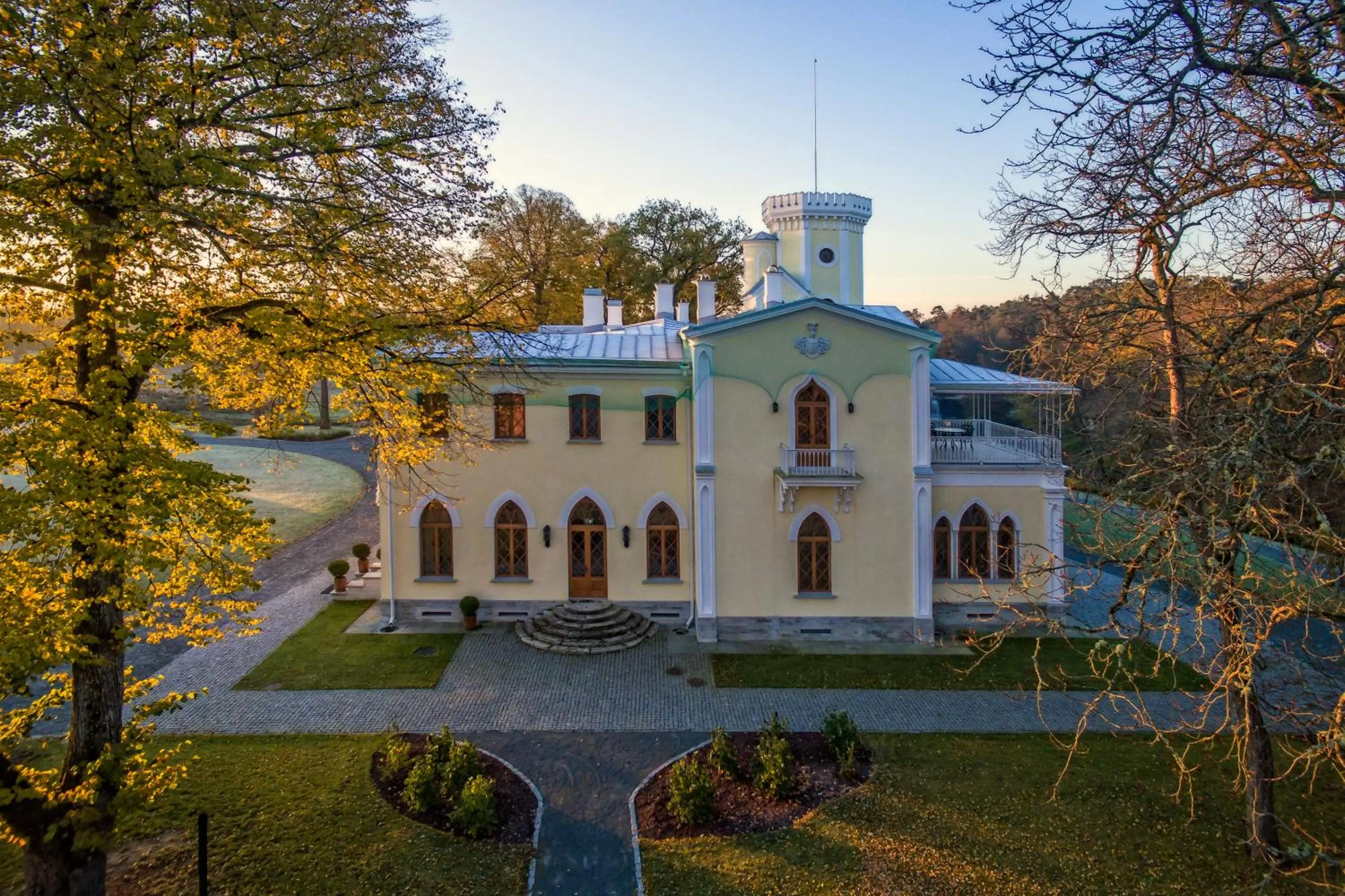 Facade/entrance in Schloss Fall, Keila-Joa