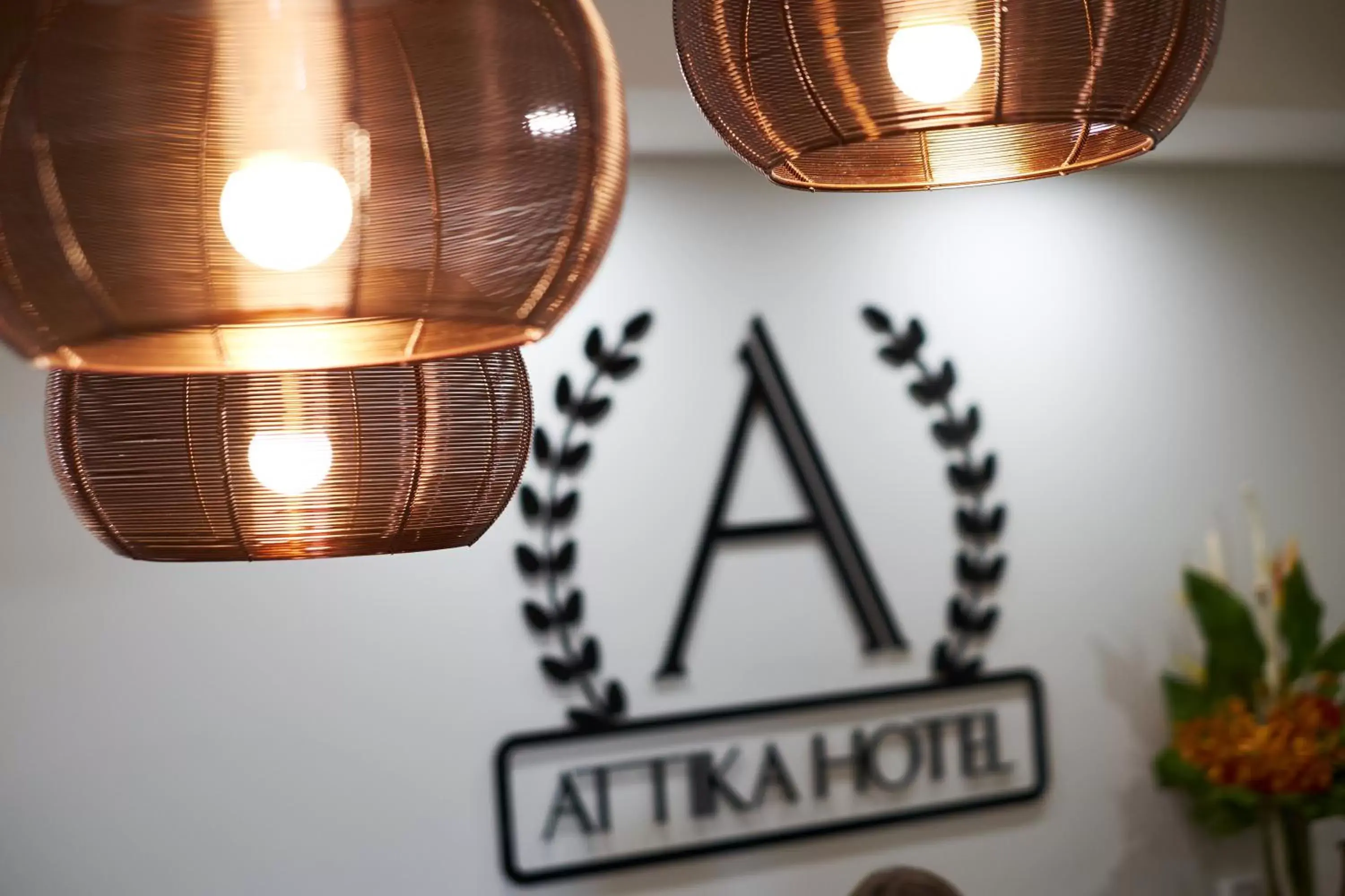 Property logo or sign in Attika Hotel