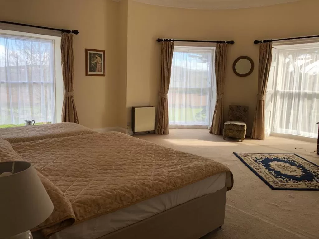 Bed in Longworth Hall Hotel